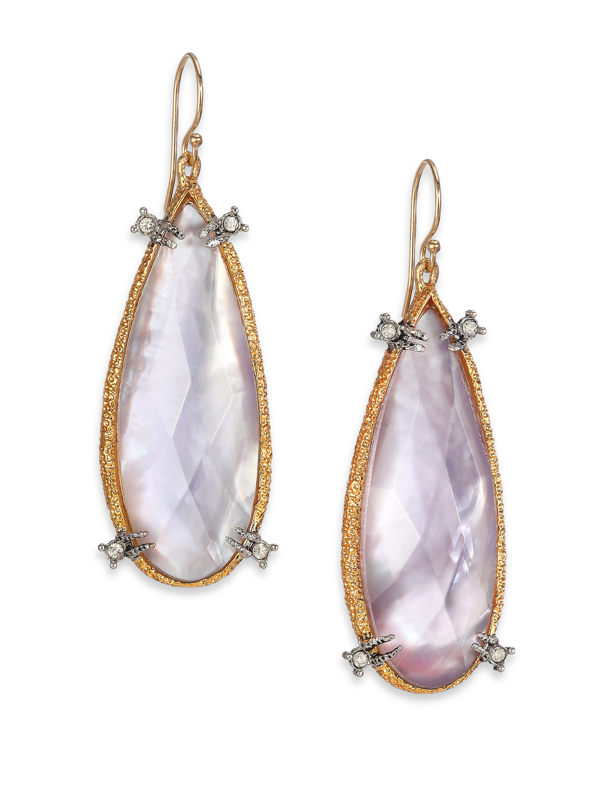 Lyst Alexis Bittar Elements Moonlight Mother Of Pearl Crystal Gallery