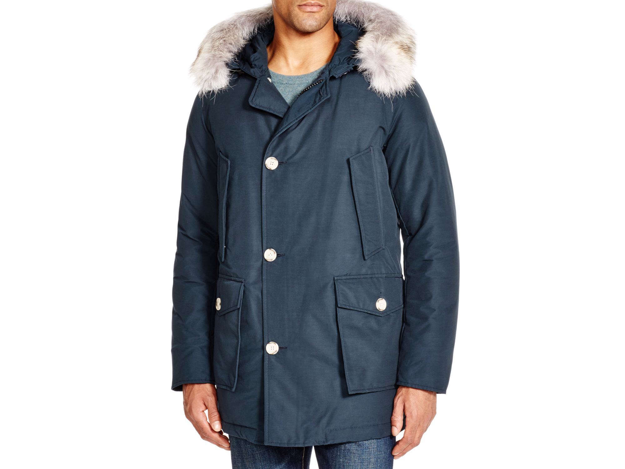 Woolrich Arctic Down Parka in Blue (Navy) Lyst