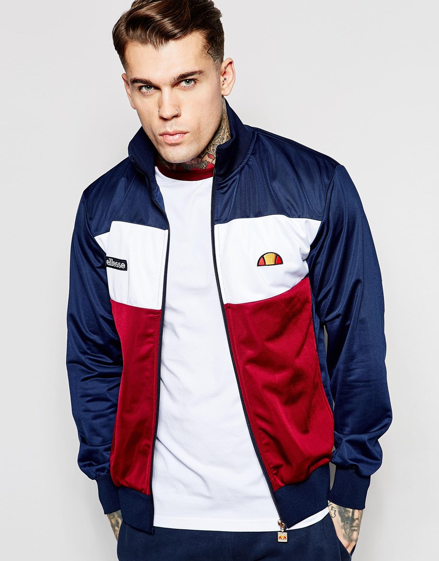 Lyst - Ellesse Tricot Track Jacket in Blue for Men