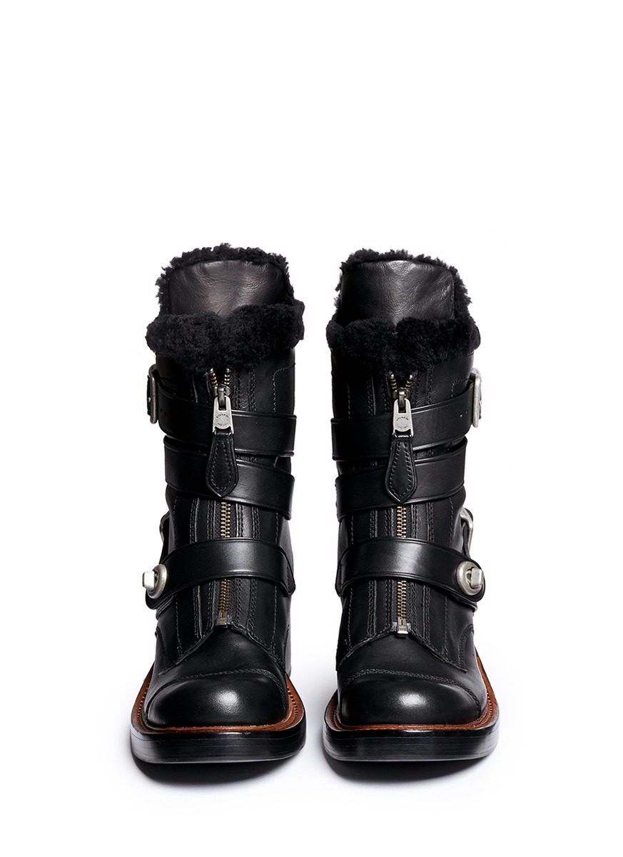 coach military boots