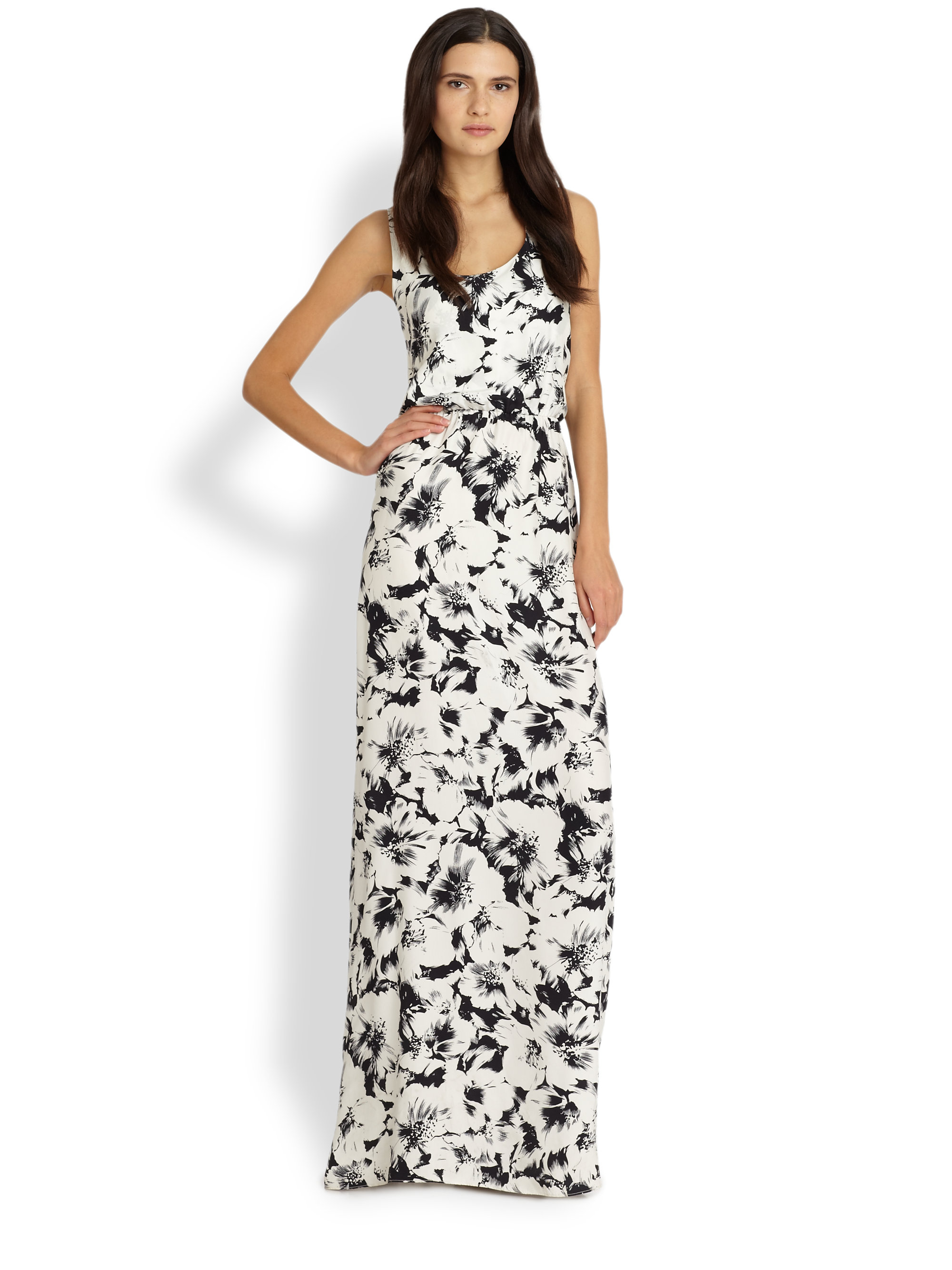 Parker printed silk maxi dress Parker printed silk maxi dress