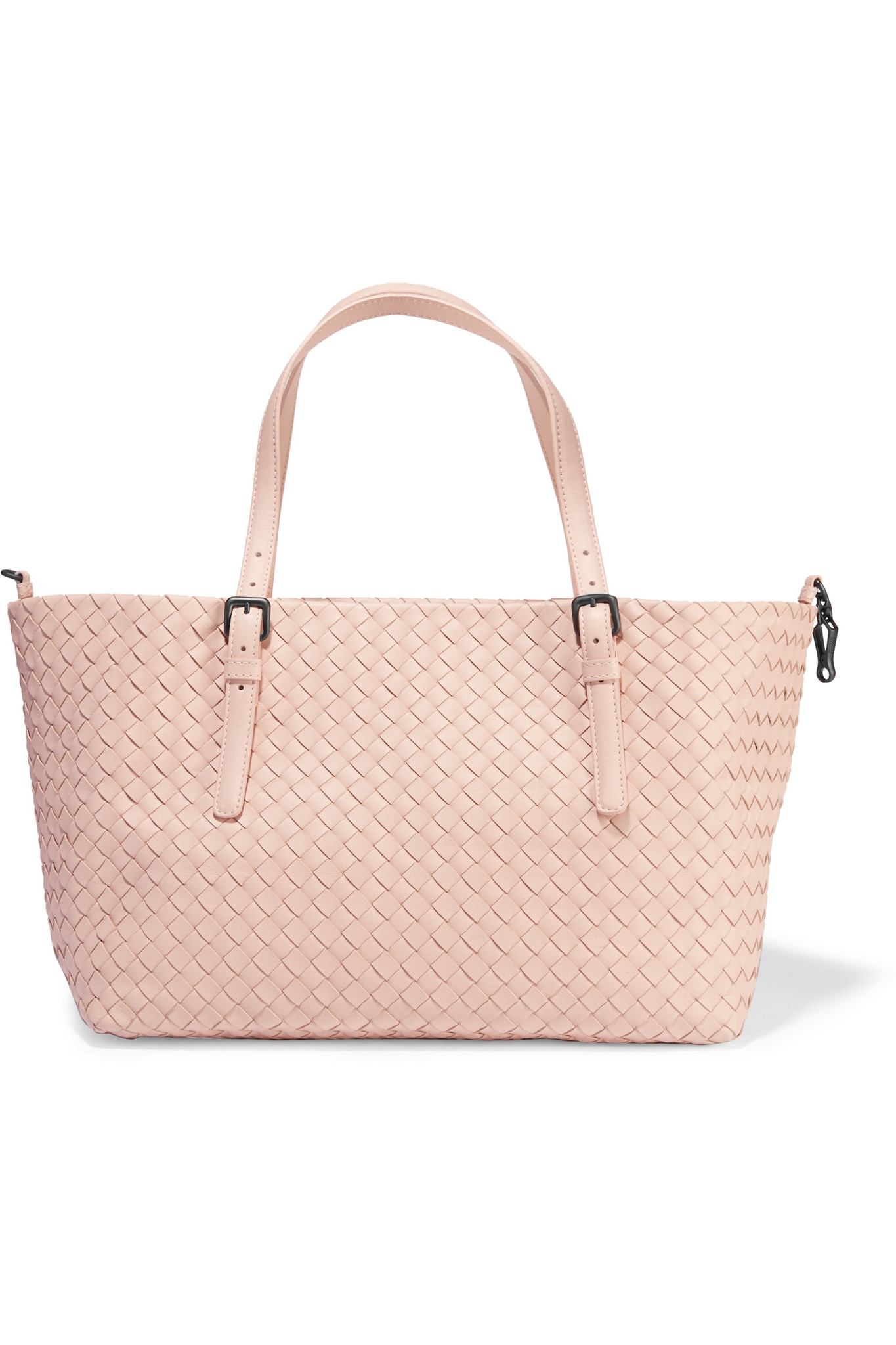 Lyst - Bottega Veneta Shopper Medium Intrecciato Leather Tote in Pink