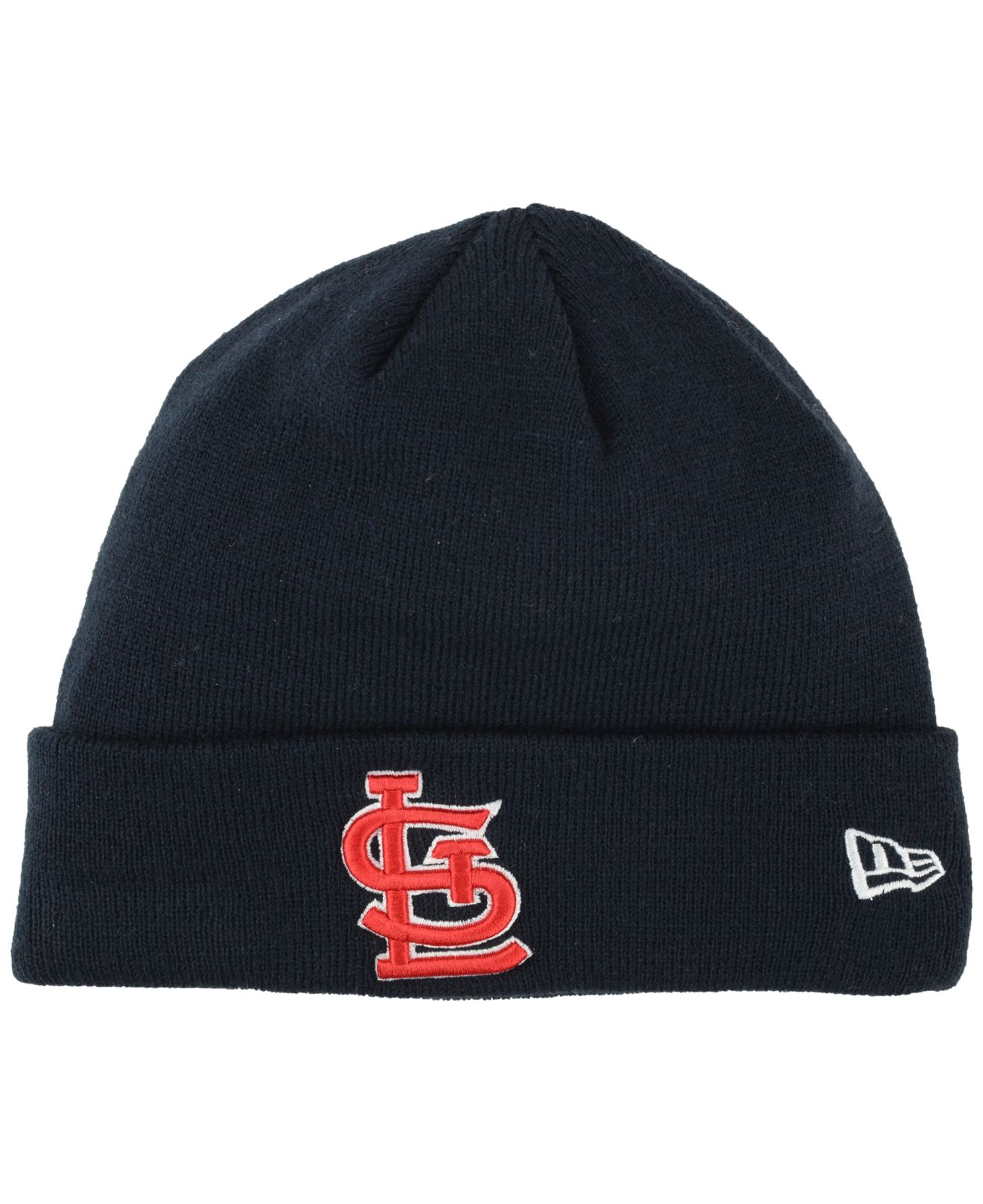 Ktz St. Louis Cardinals Basic Cuffed Knit Hat in Black for Men Lyst