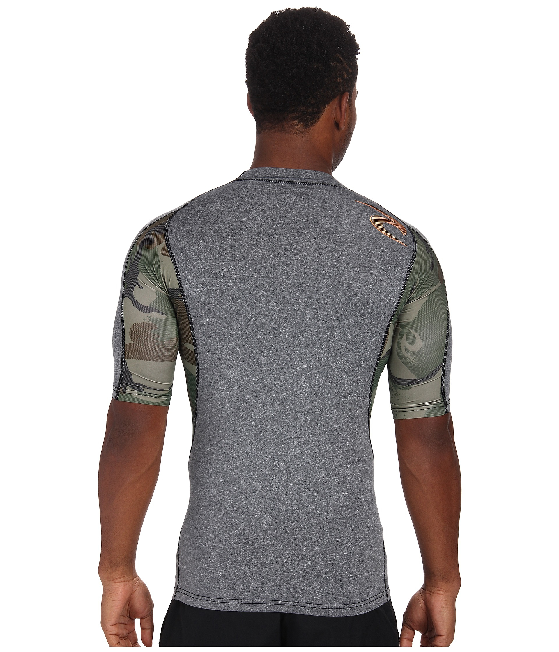  Rip  curl  Wave Short Sleeve Rashguard in Gray for Men Lyst