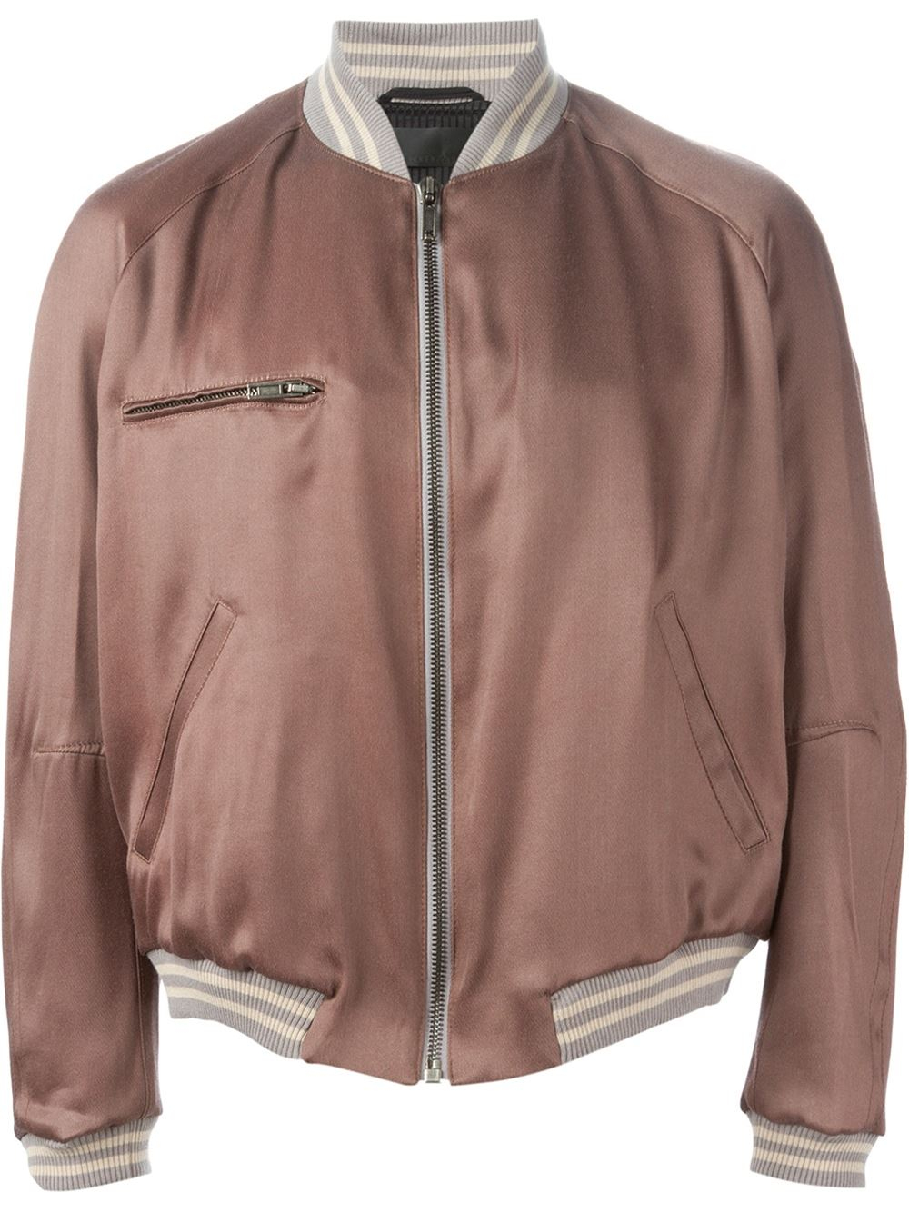 Lyst - Haider ackermann 'Amorpha' Bomber Jacket in Brown for Men