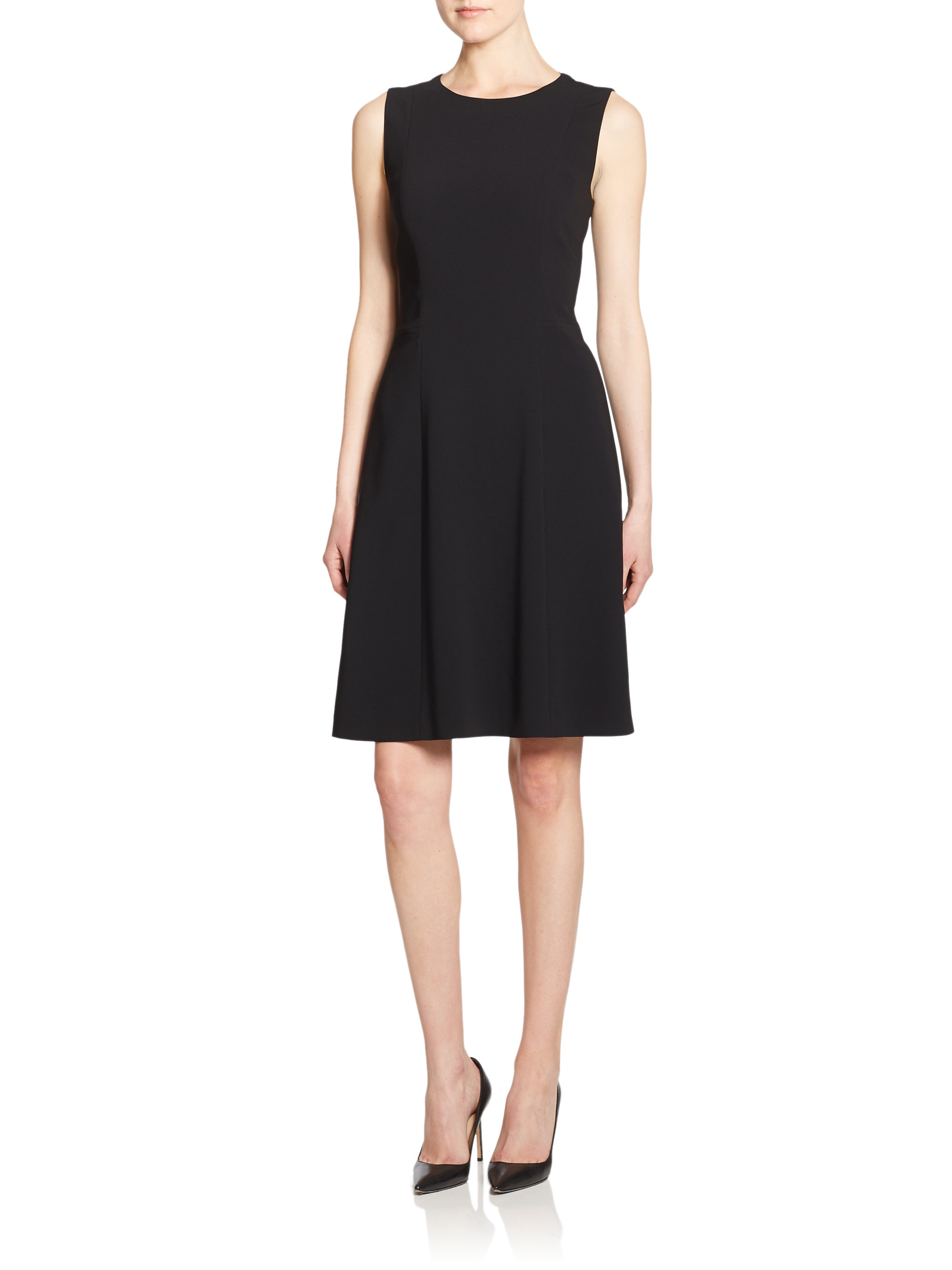 Boss Dalyna A-line Dress in Black | Lyst