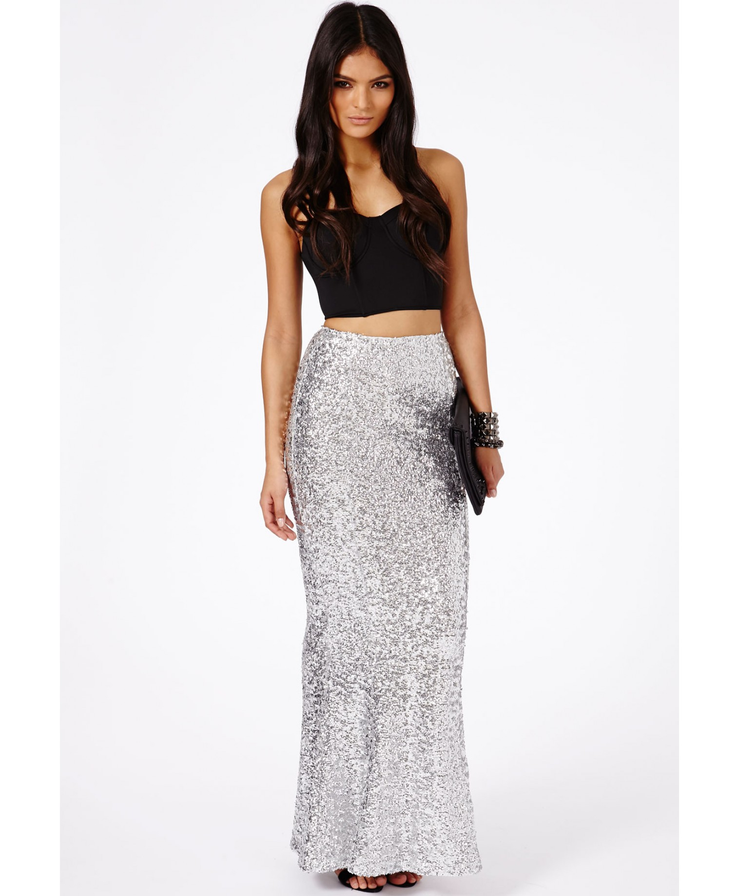 Missguided sequin dress maxi skirt Missguided sequin dress maxi skirt