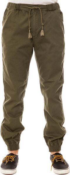 Staple The Vito Cuff Pants in Green for Men (Olive) | Lyst