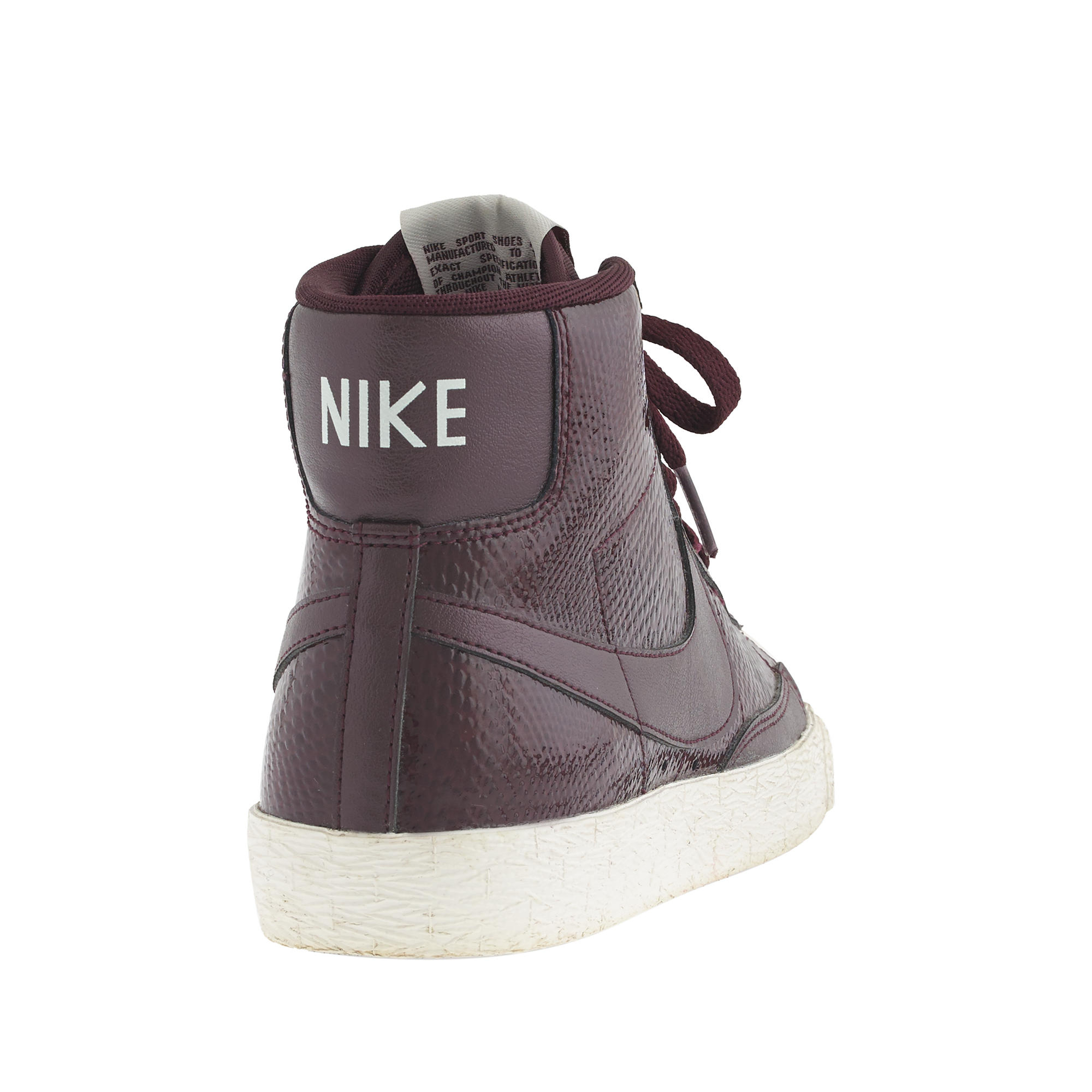 nike blazer mid womens burgundy