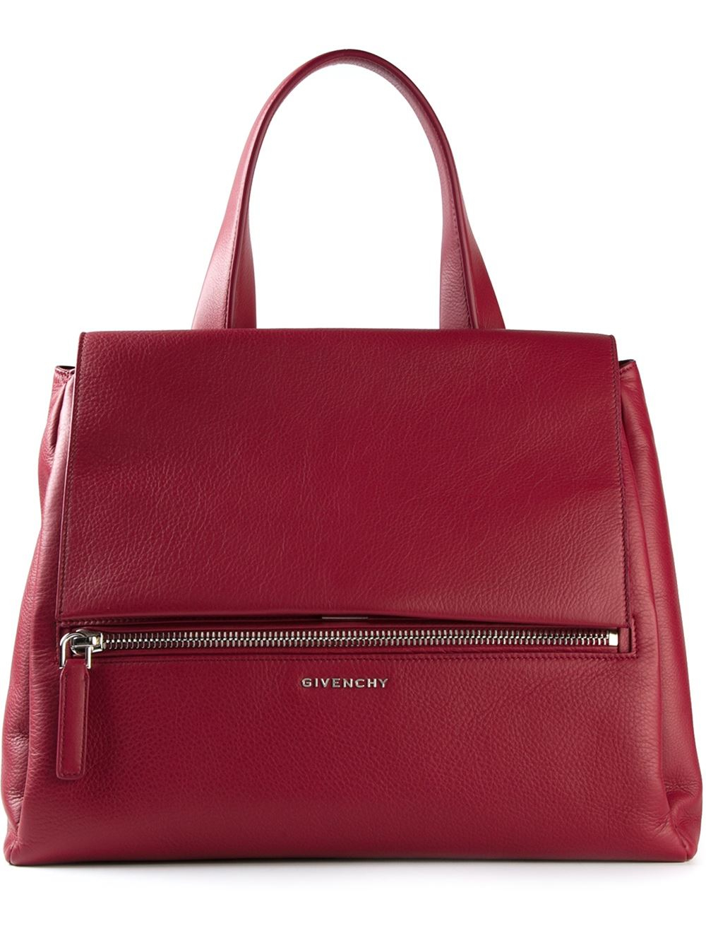 Givenchy Pandora Medium Calfleather Shoulder Bag in Red Lyst