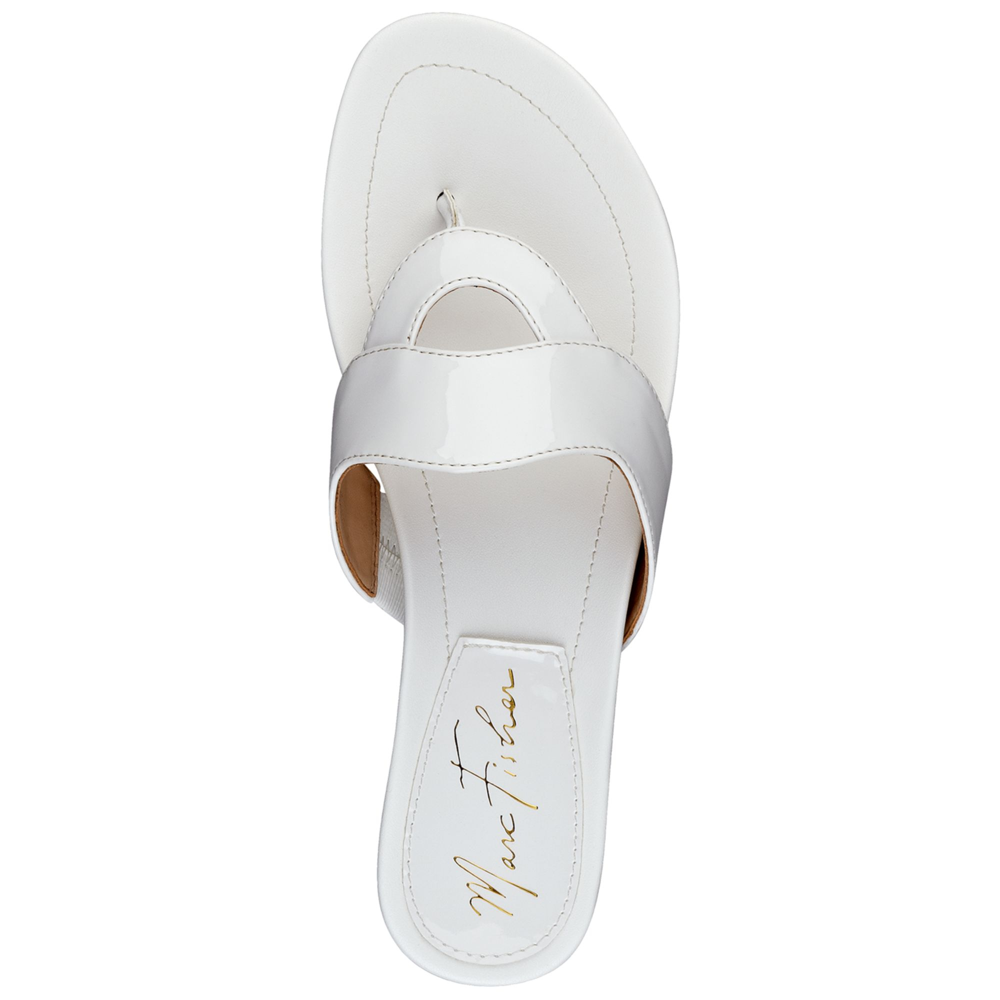marc fisher white sandals