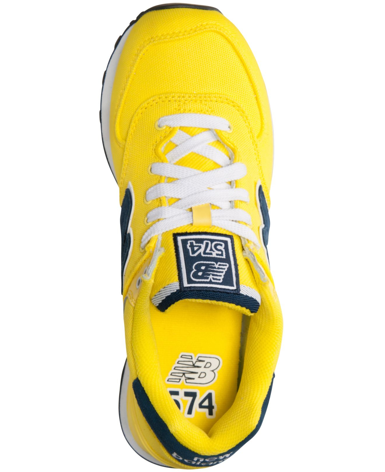 New Balance Womens 574 Casual Sneakers From Finish Line In Yellow Lyst 1934