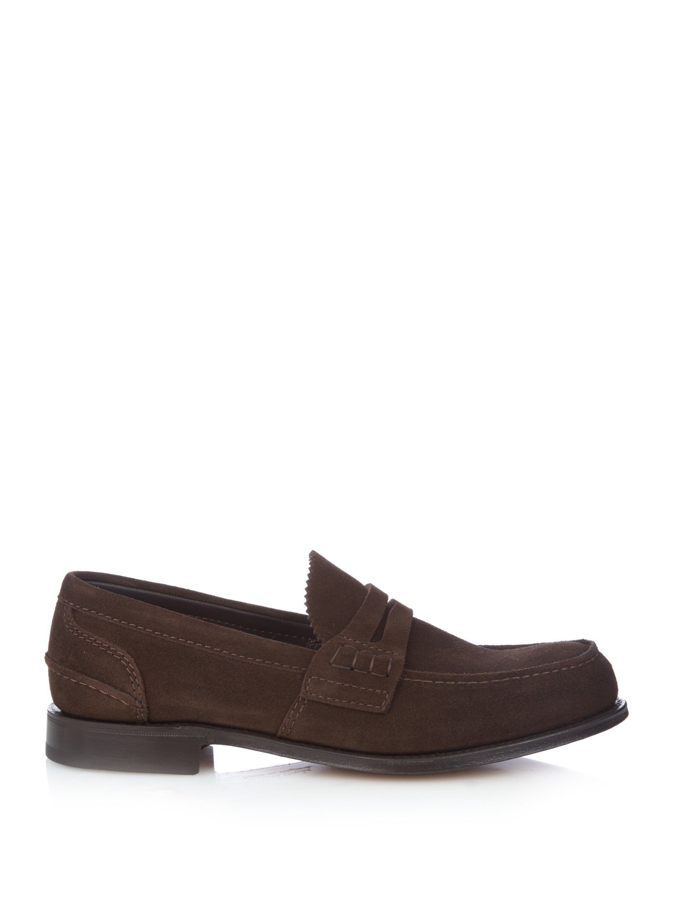 Church's Pembrey Suede Loafers in Brown for Men | Lyst