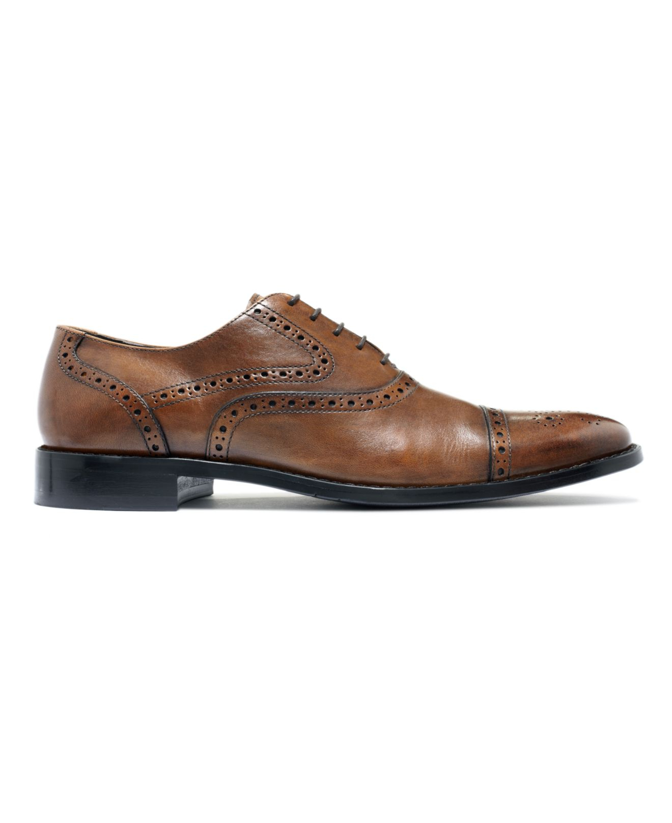 Lyst Johnston & murphy Albright CapToe LaceUp Shoes in Brown for Men