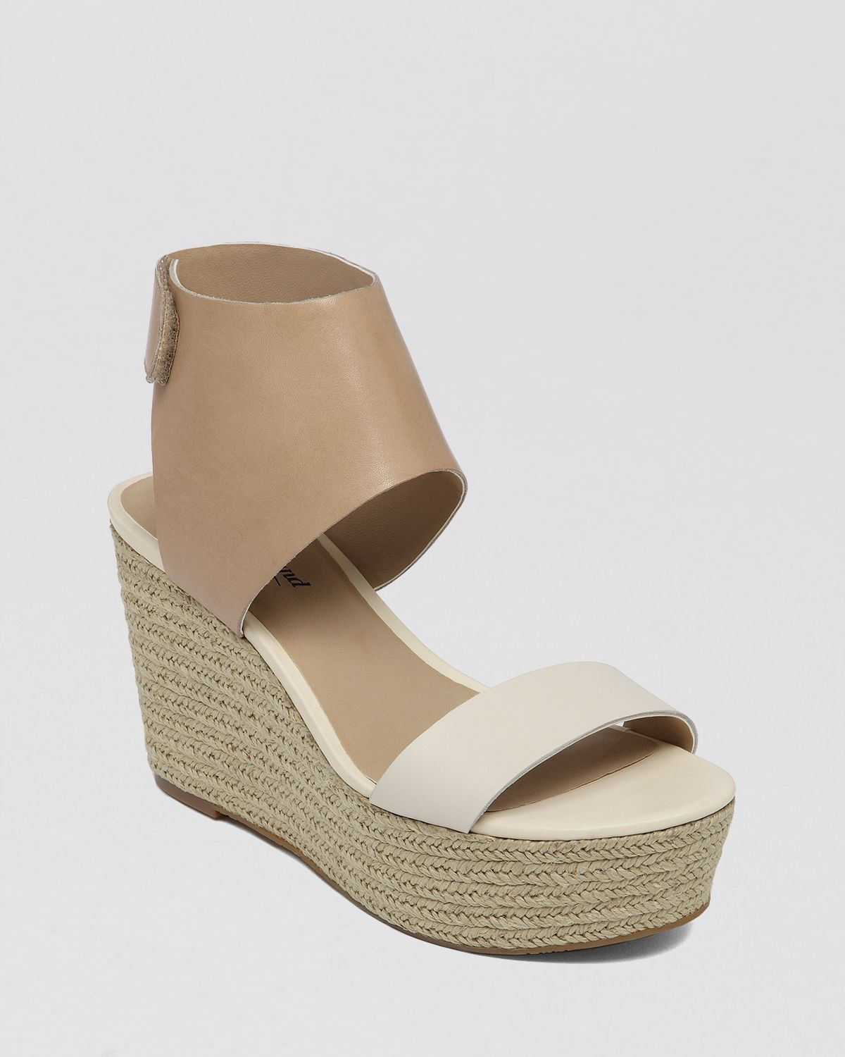 Lucky Brand Open Toe Platform Wedge Espadrille Sandals Olla in Beige ...