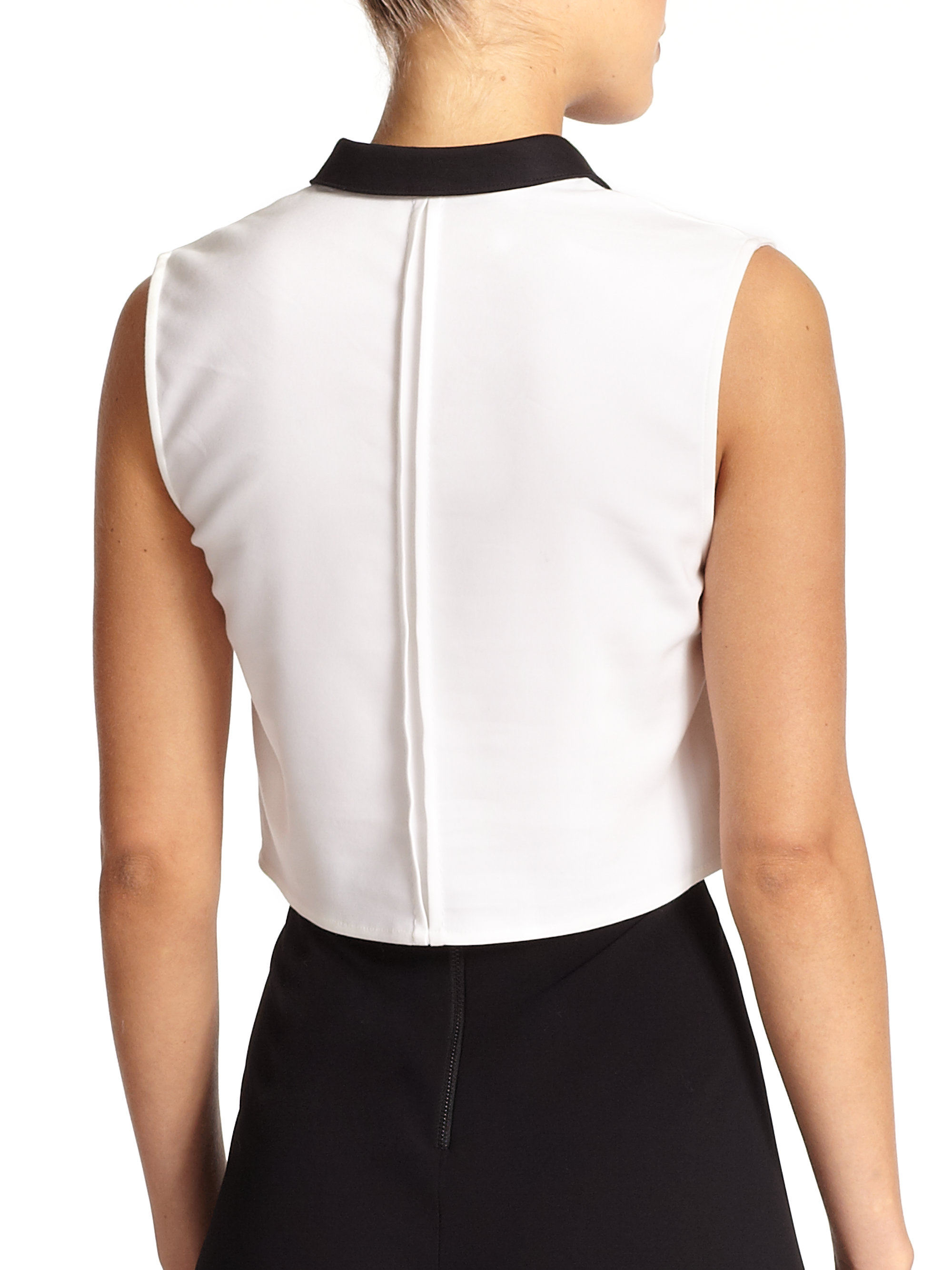 alice and olivia white shirt