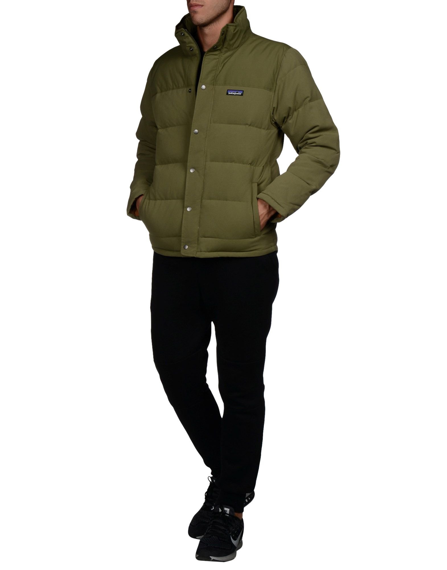 green patagonia down jacket