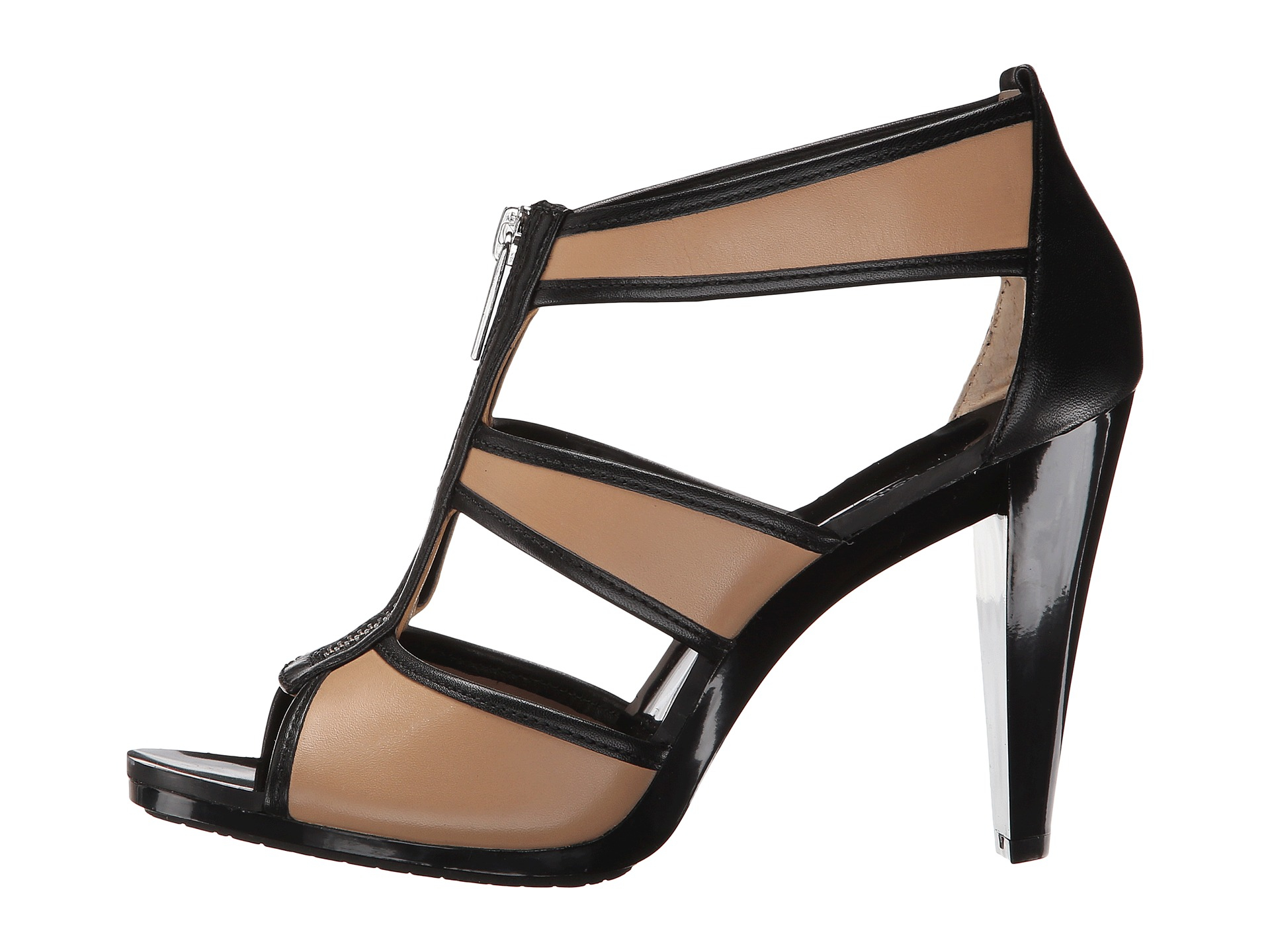 Lyst - MICHAEL Michael Kors Berkley T - Strap in Black