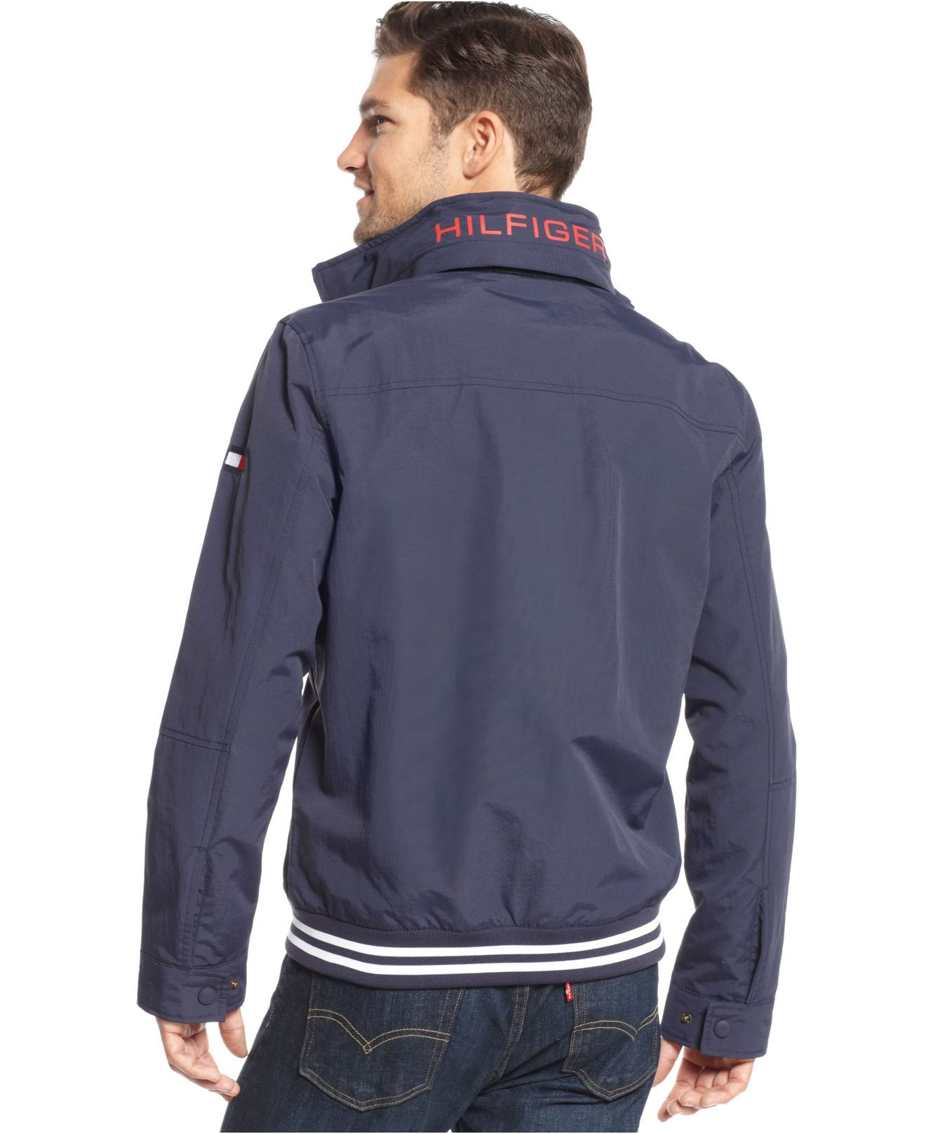 tommy hilfiger regatta jacket black