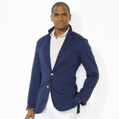 Polo ralph lauren Interlock Sport Coat in Blue for Men | Lyst