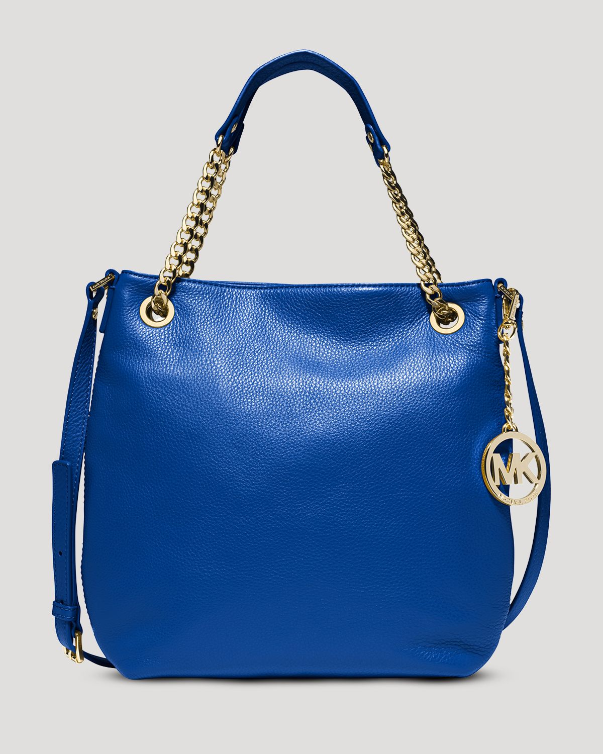 Lyst - Michael Michael Kors Jet Set Chain Medium Shoulder Bag in Blue