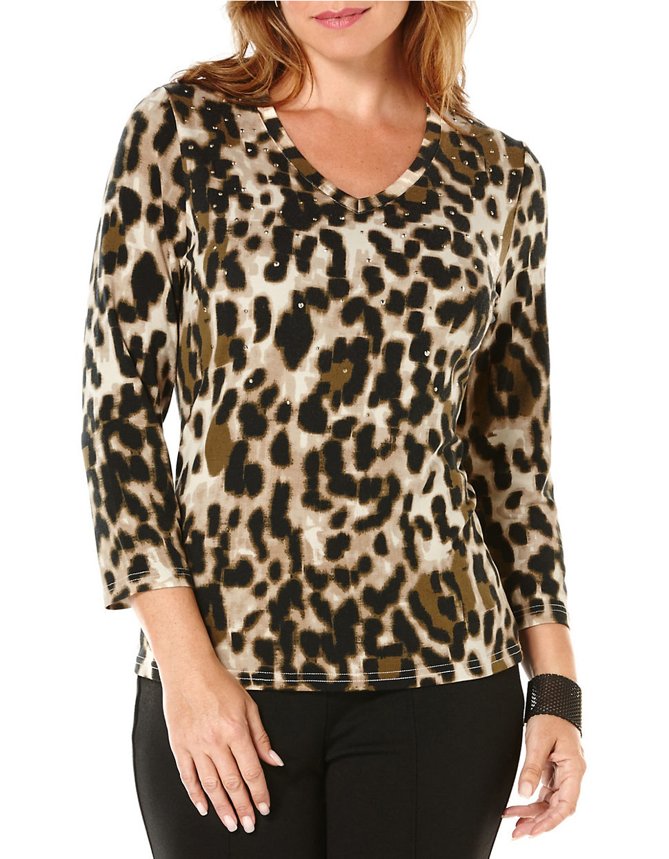 Animal Print Tops For Women / Women Luxury Leopard Print Top Wrap Midi