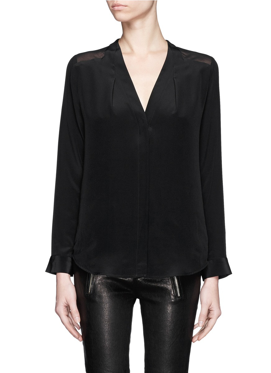 sandro black top