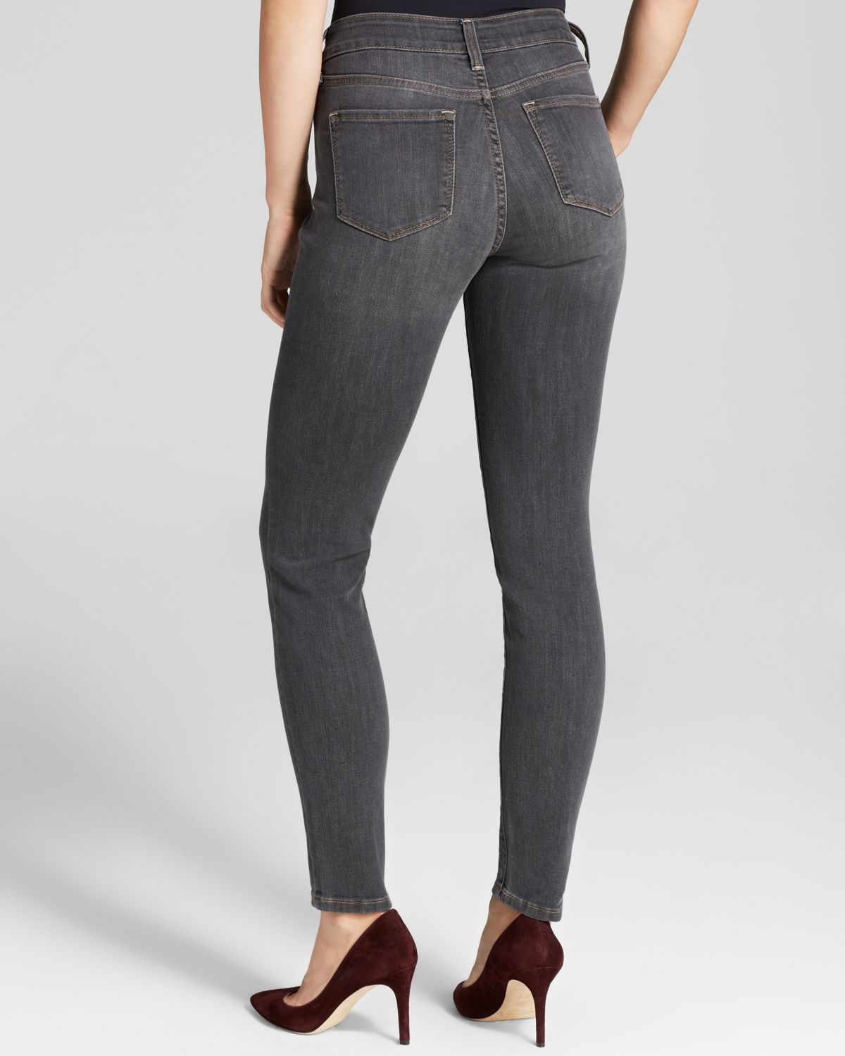 Nydj Ami Super Skinny Jeans In Dakota in Gray (Dakota) | Lyst