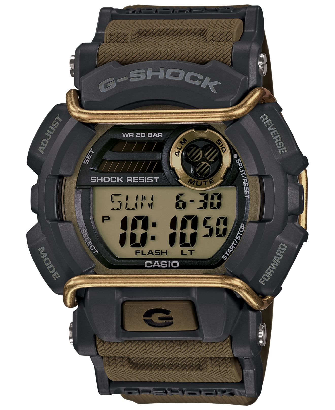 g shock mens watch green
