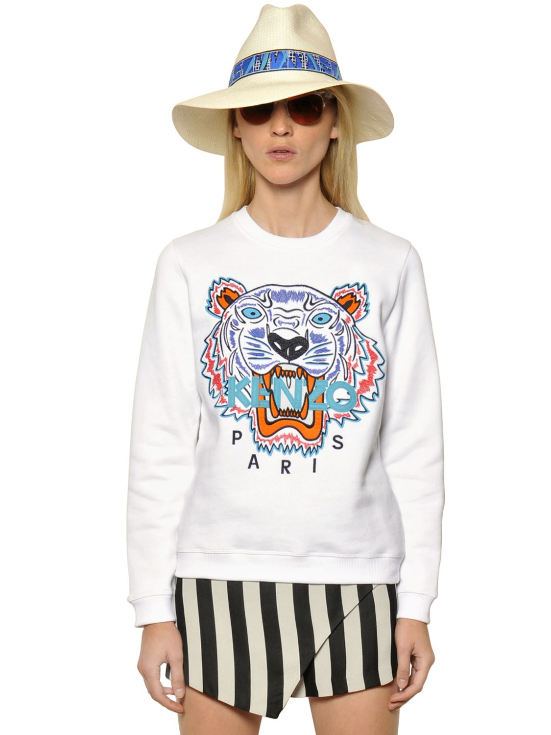 kenzo paris white sweatshirt