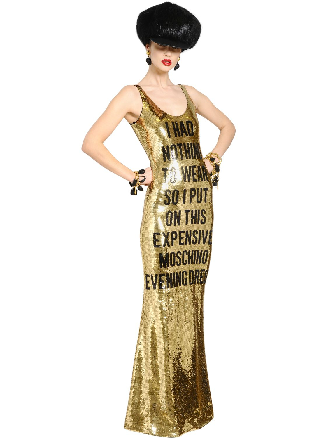 Moschino Pre-Fall 2015 "I had nothing to wear so I put on this ...
