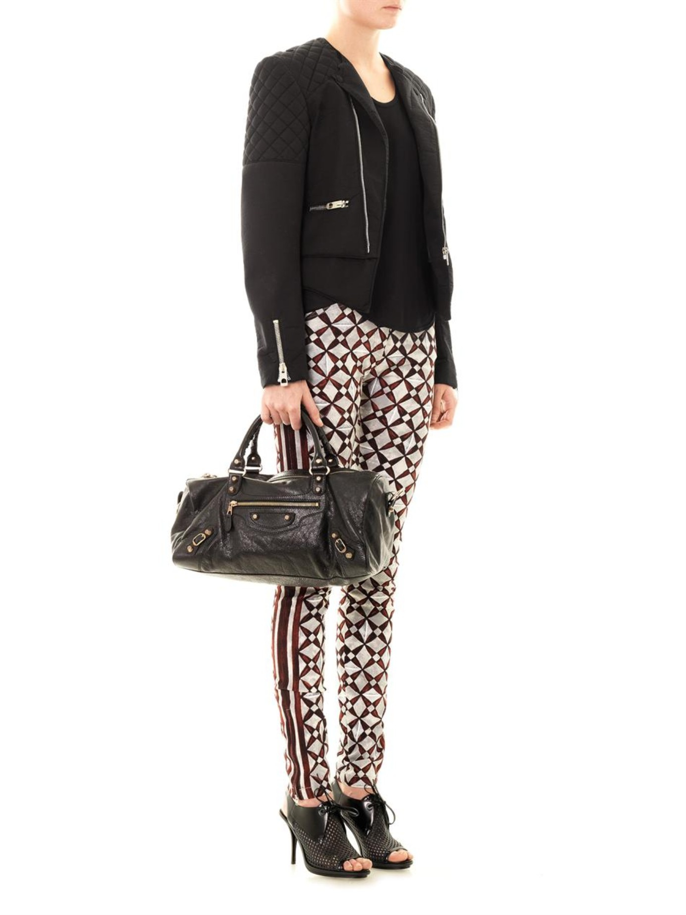 balenciaga biker jacket