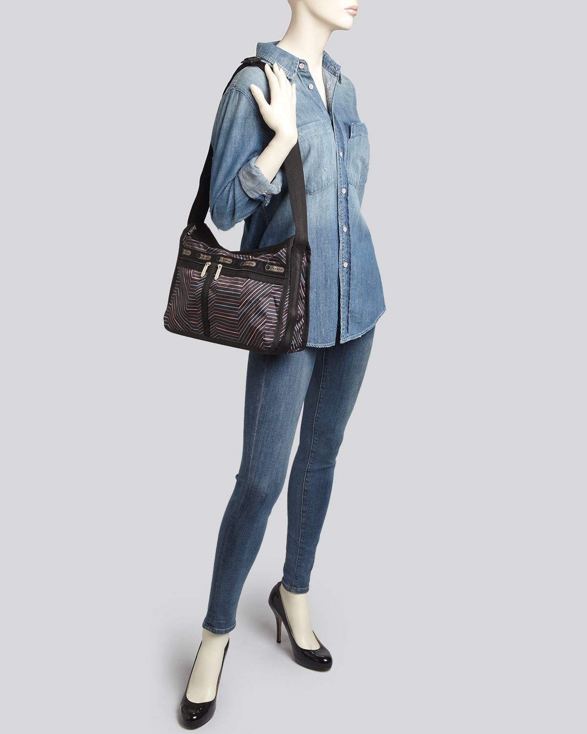 Lyst Lesportsac Shoulder Bag Deluxe Everyday In Black Gallery