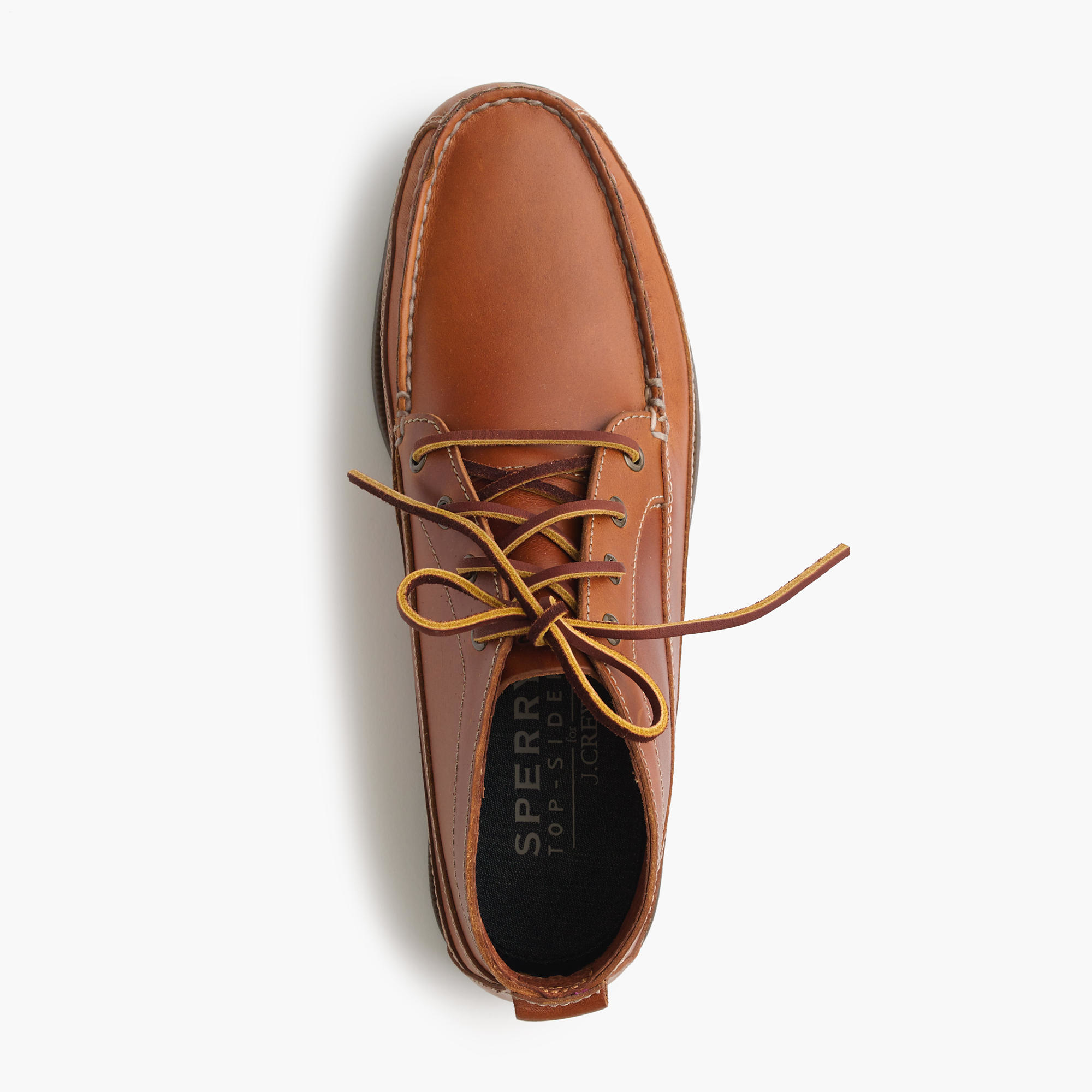 sperry leather upper shoes