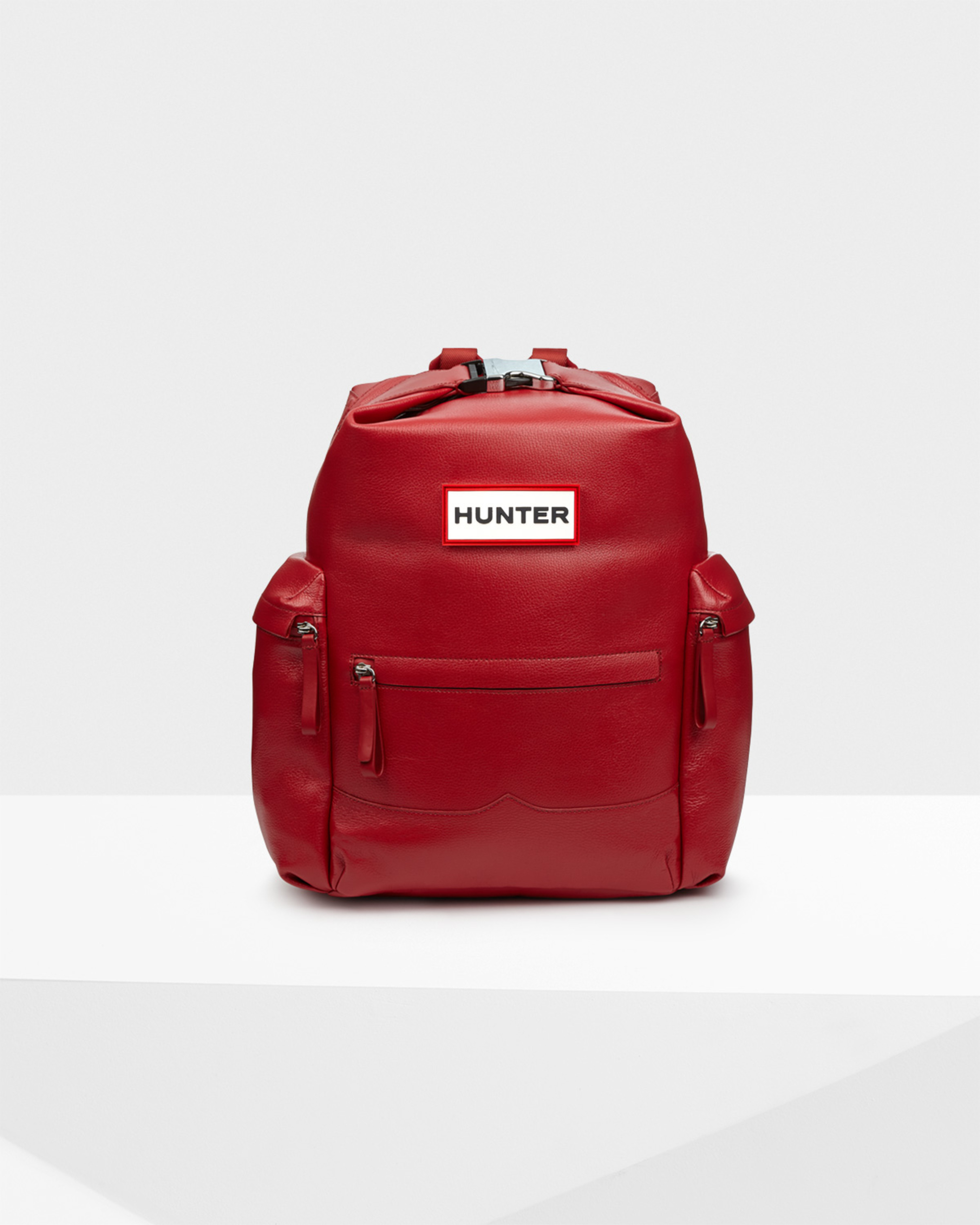 Lyst Hunter Original Top Clip Leather Backpack in Red for Men