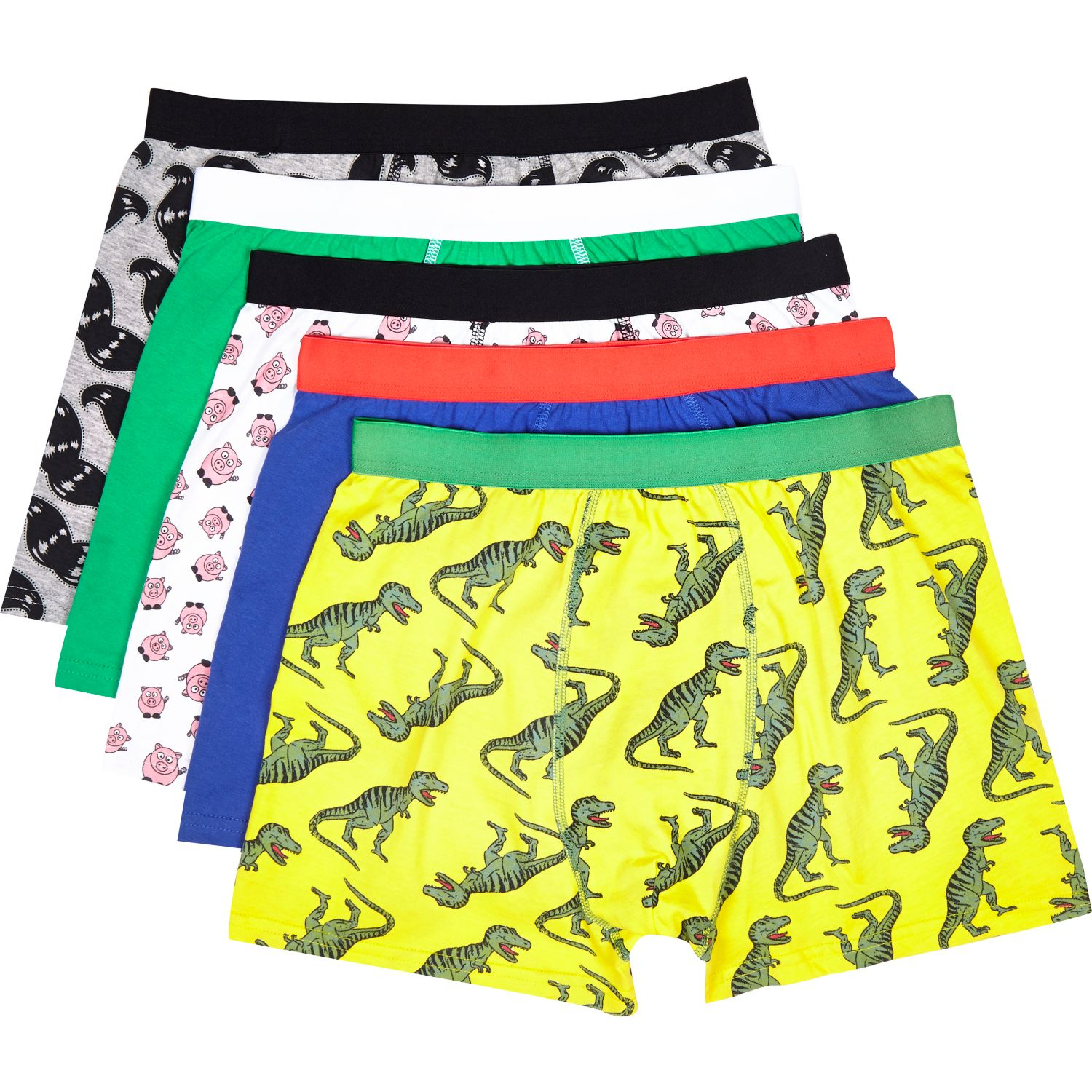 River Island Yellow Mixed Print Boxer Shorts Pack in Multicolor for Men ...