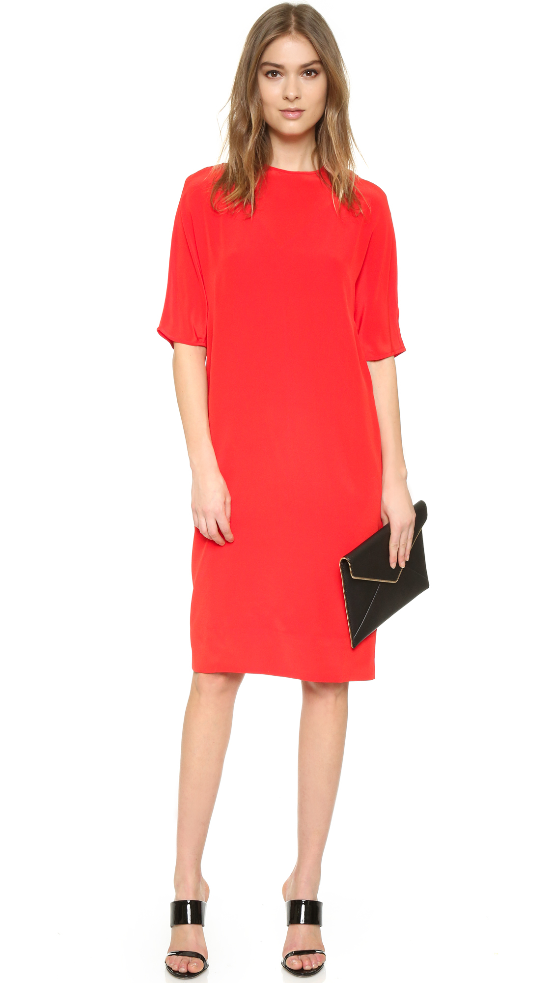 By malene birger Vianna Dress in Red | Lyst