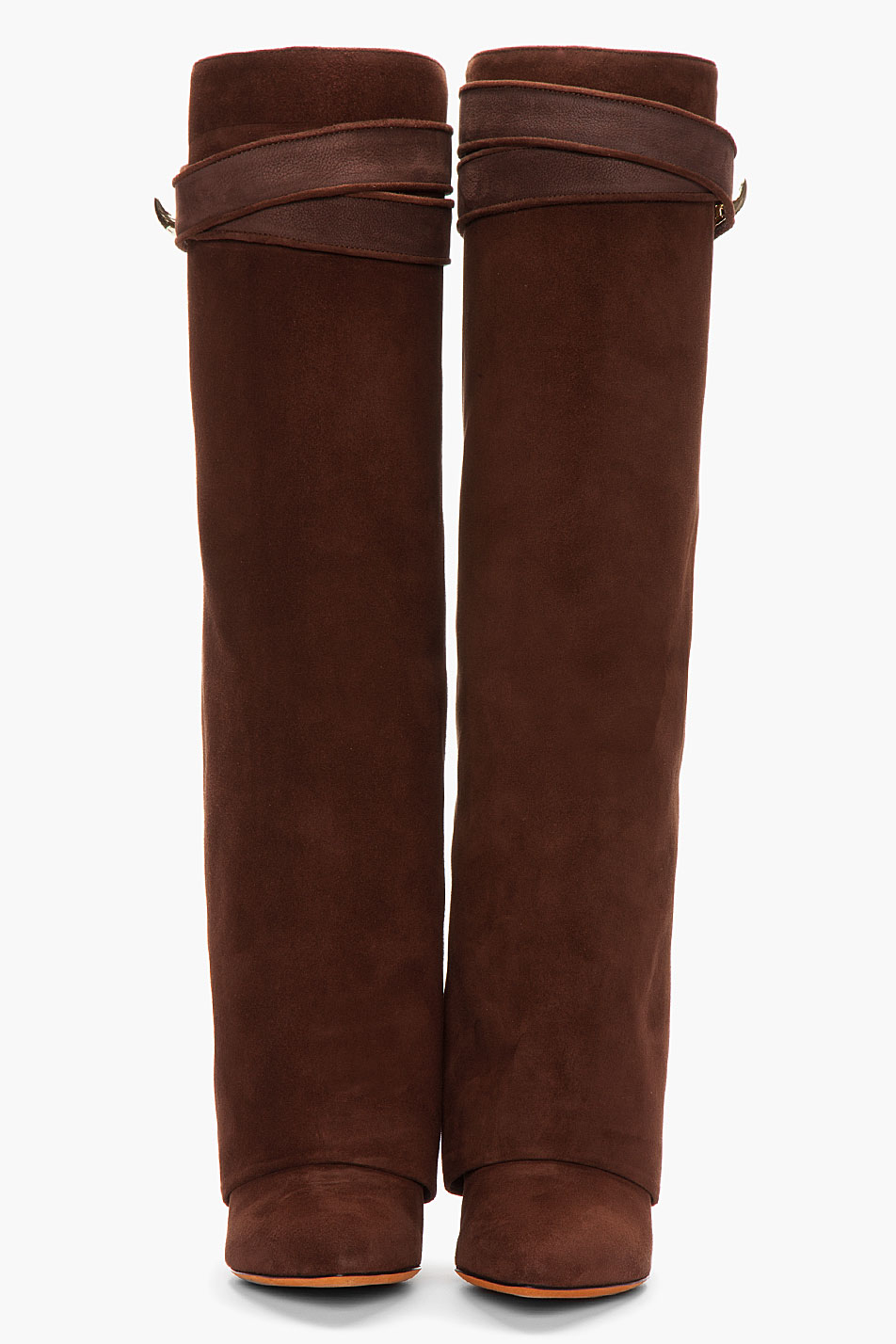 givenchy suede shark boots