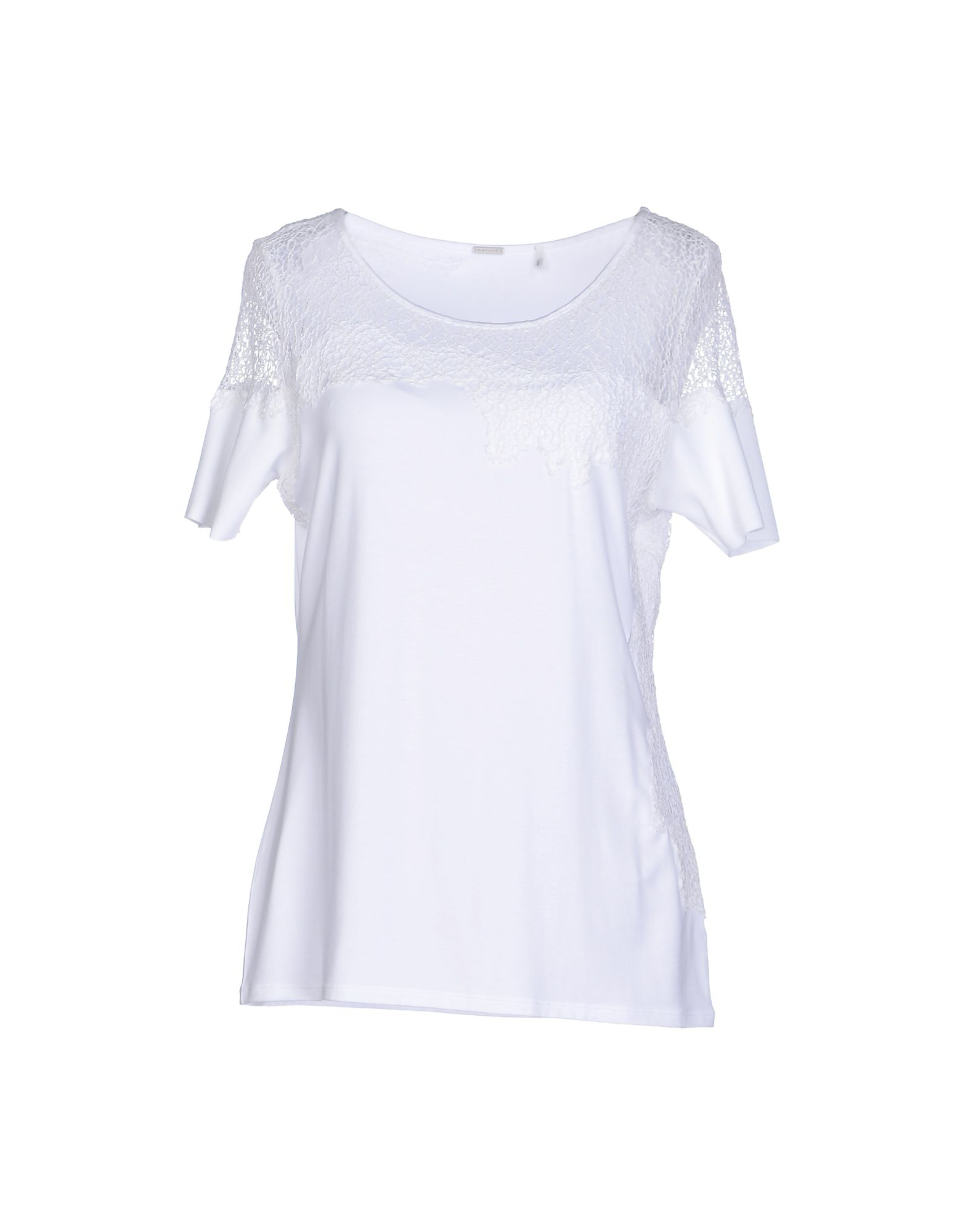 Lyst - Elie tahari T-shirt in White