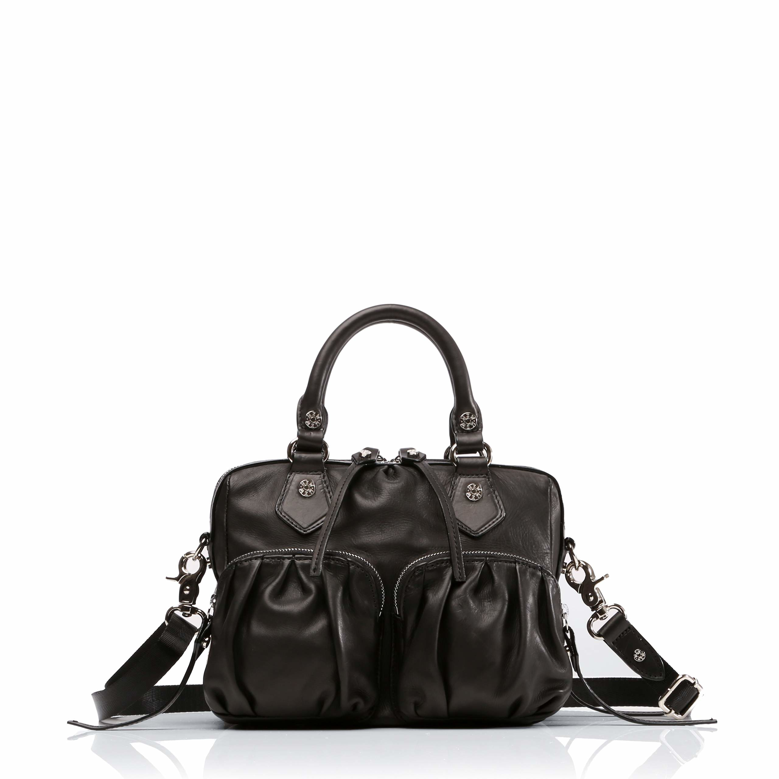 Lyst Mz Wallace Black Leather Janie In Gallery