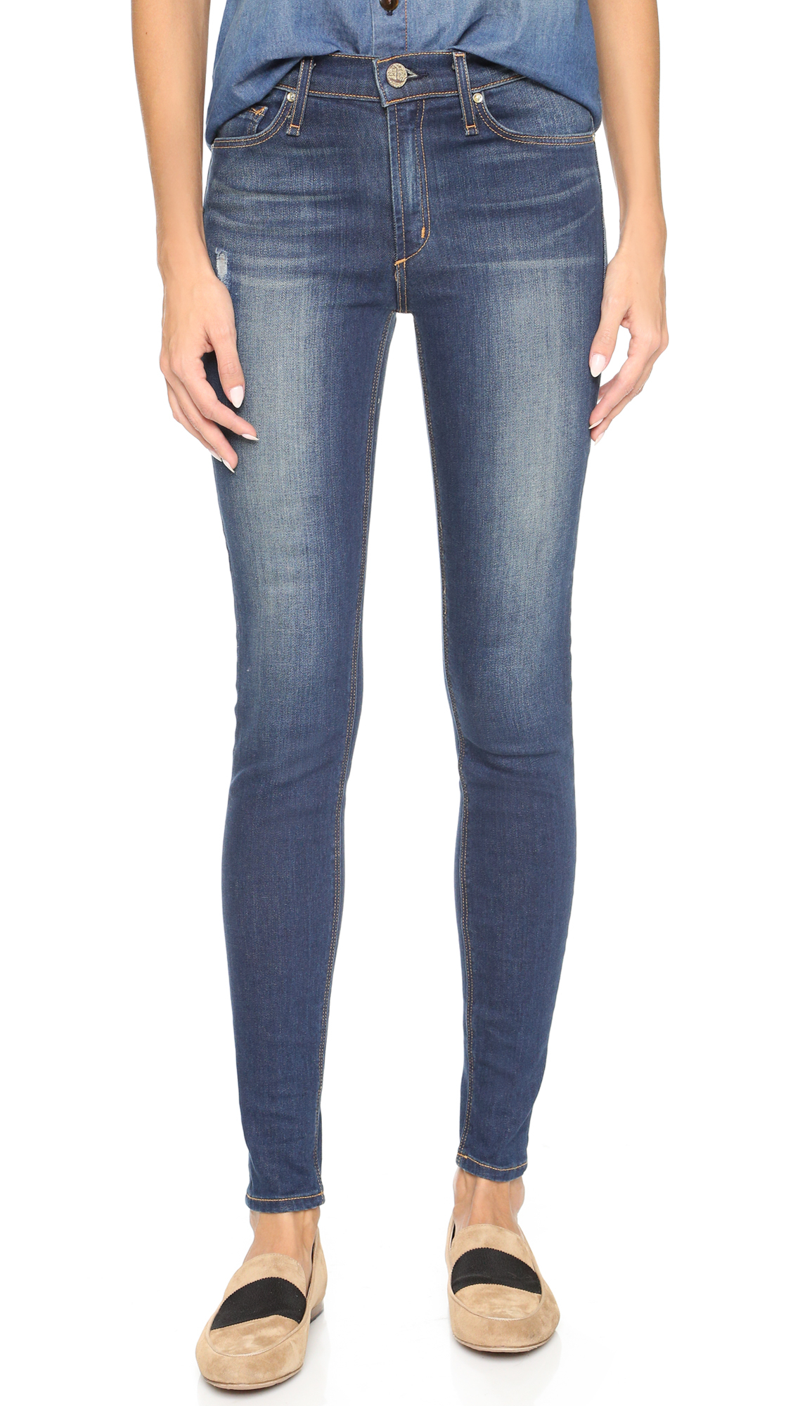 Lyst - Mcguire Denim Newton Skinny Jeans in Blue