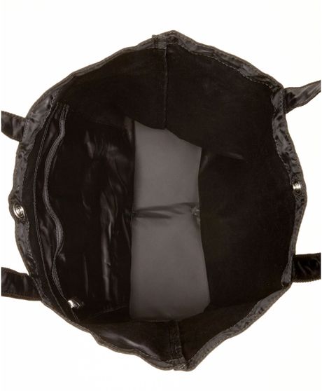 Dkny Nylon Zipper Packable Tote in Black | Lyst