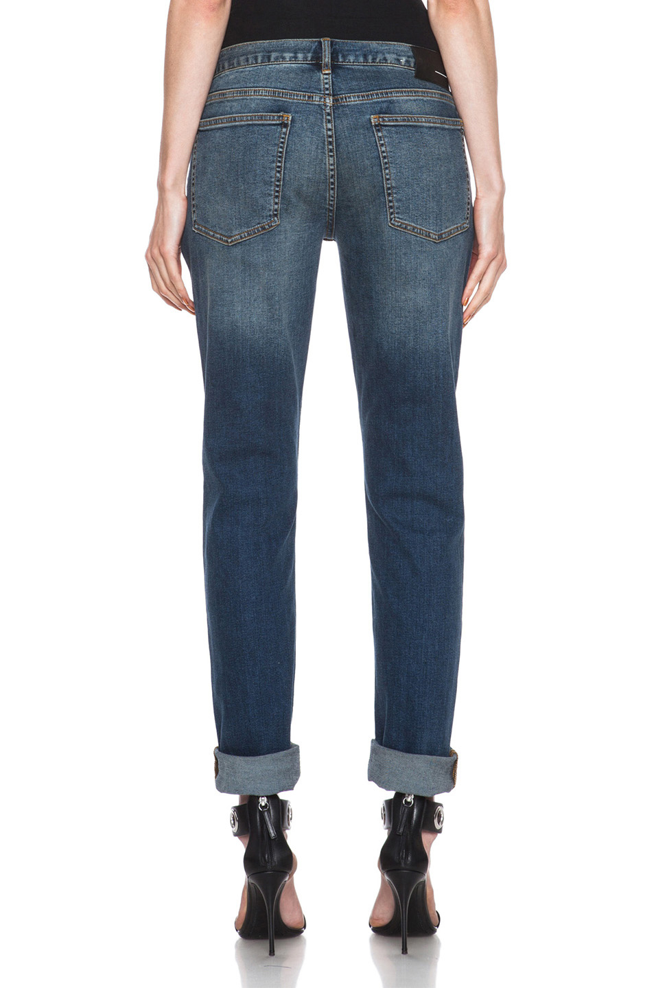 Lyst Blk Dnm Relaxed Tomboy Jean in Blue