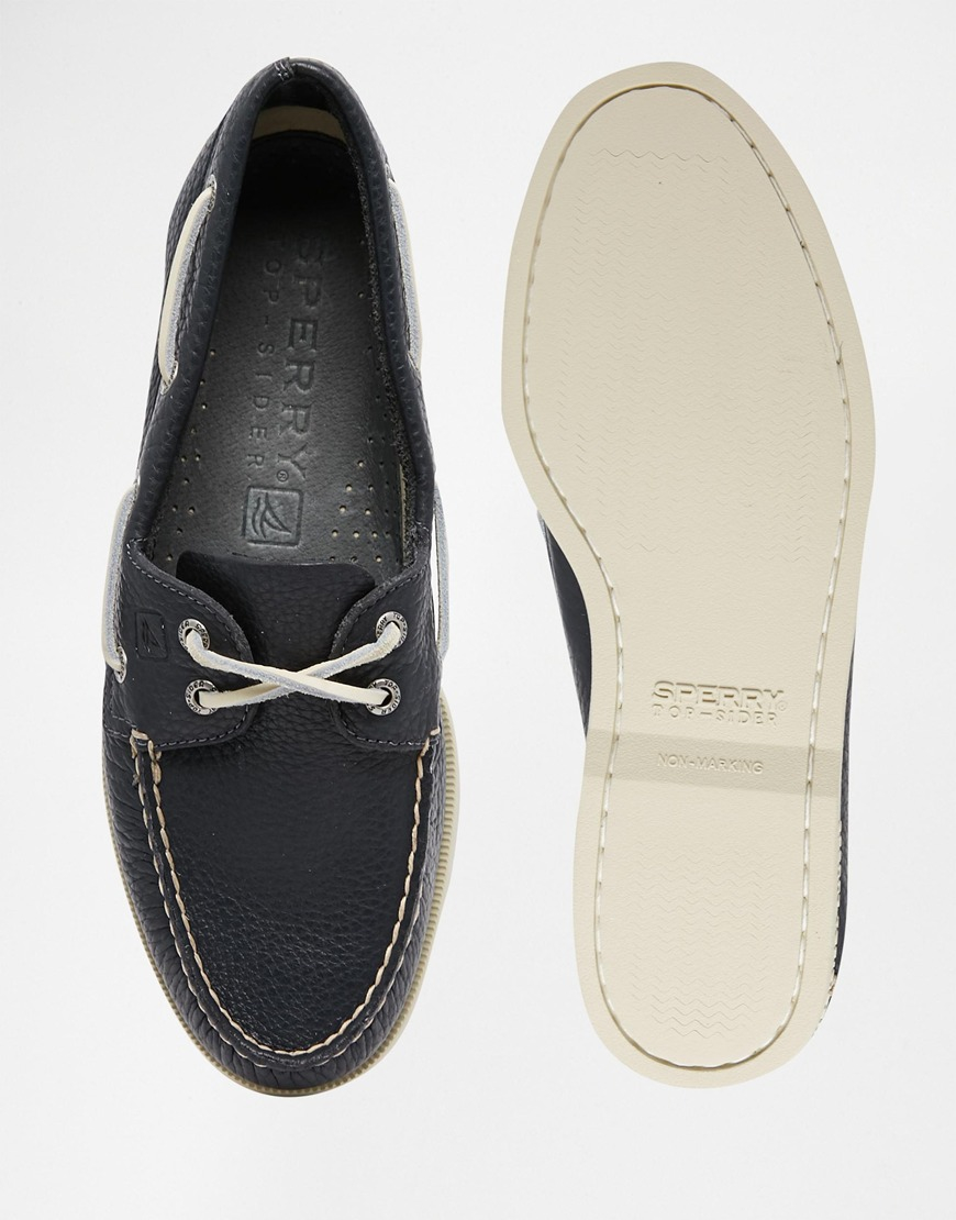 leather topsiders