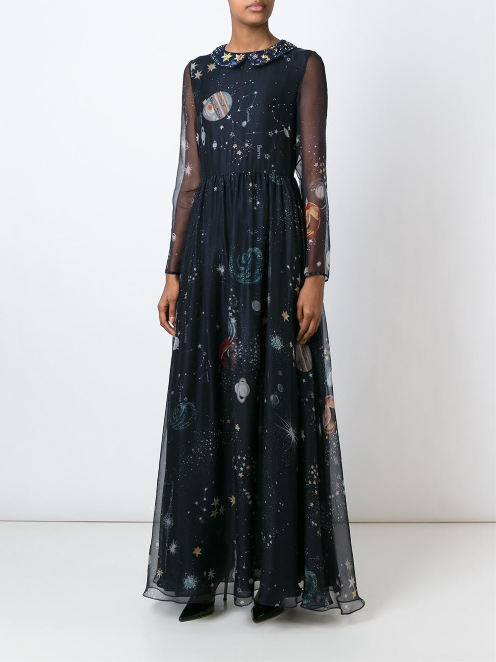 valentino blue gown