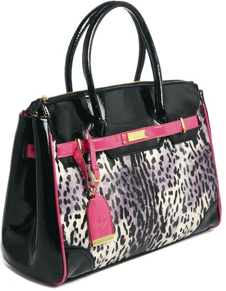 Lipsy Leopard Mix Tote Bag in Pink (041pinkanimal) | Lyst
