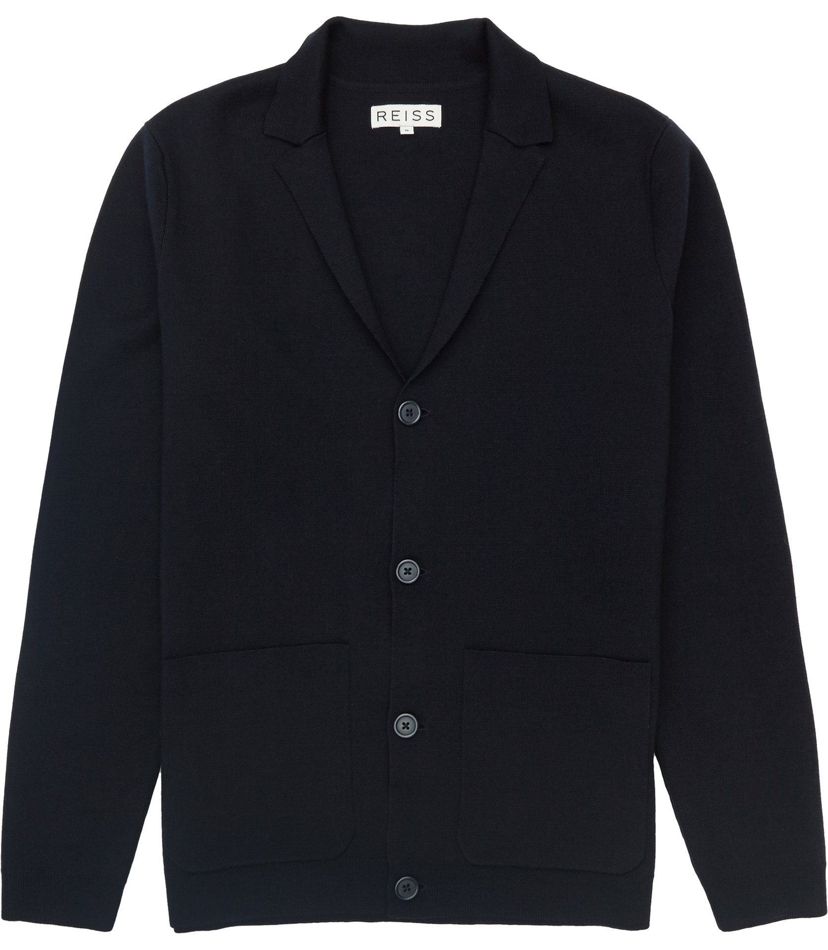 Lyst - Reiss Warwick Merino Wool Blazer in Blue