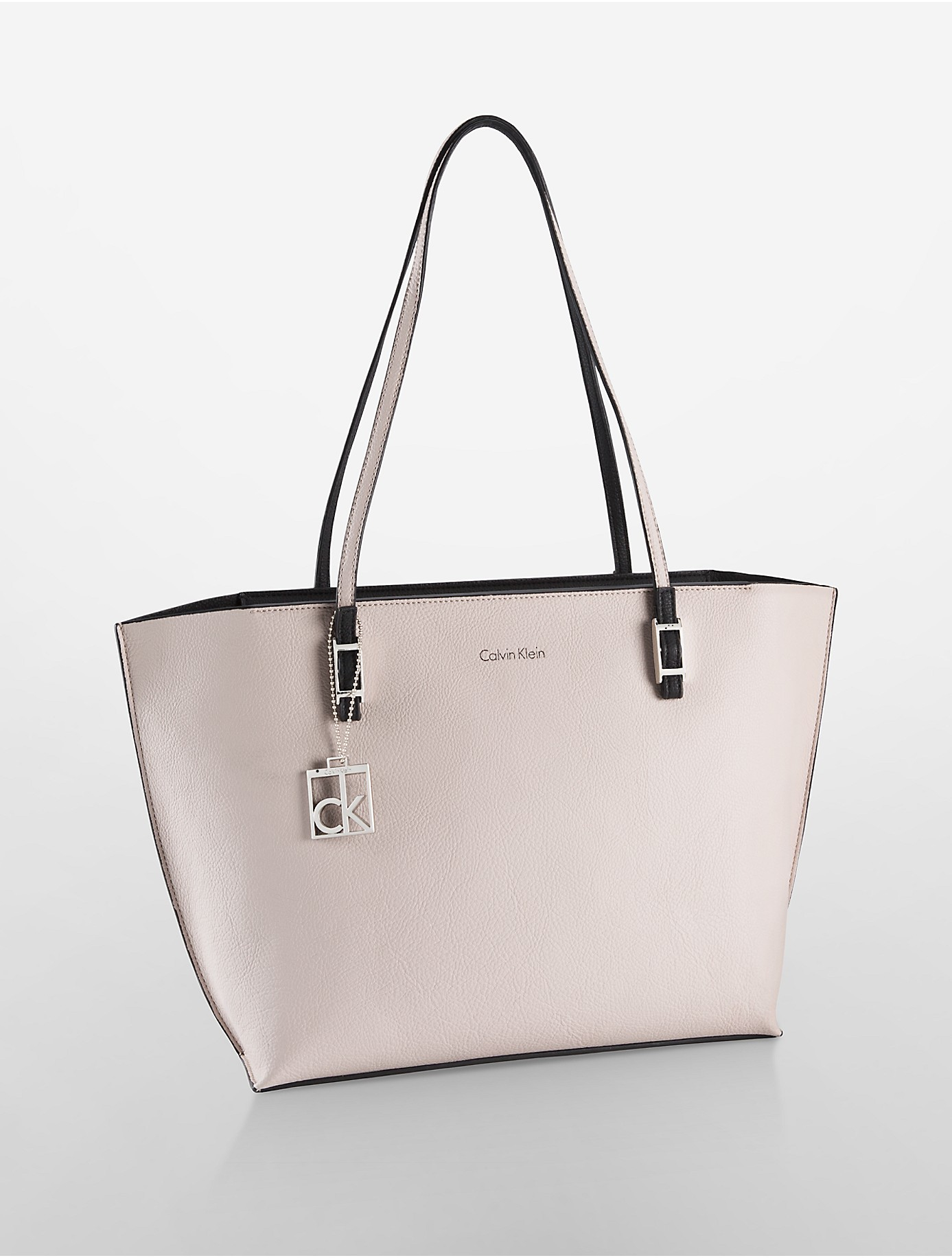 Lyst Calvin Klein Hailey Per Tote In Natural Gallery