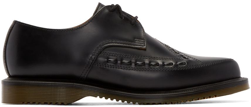 Lyst - Dr. martens Black Leather Ally Creepers in Black