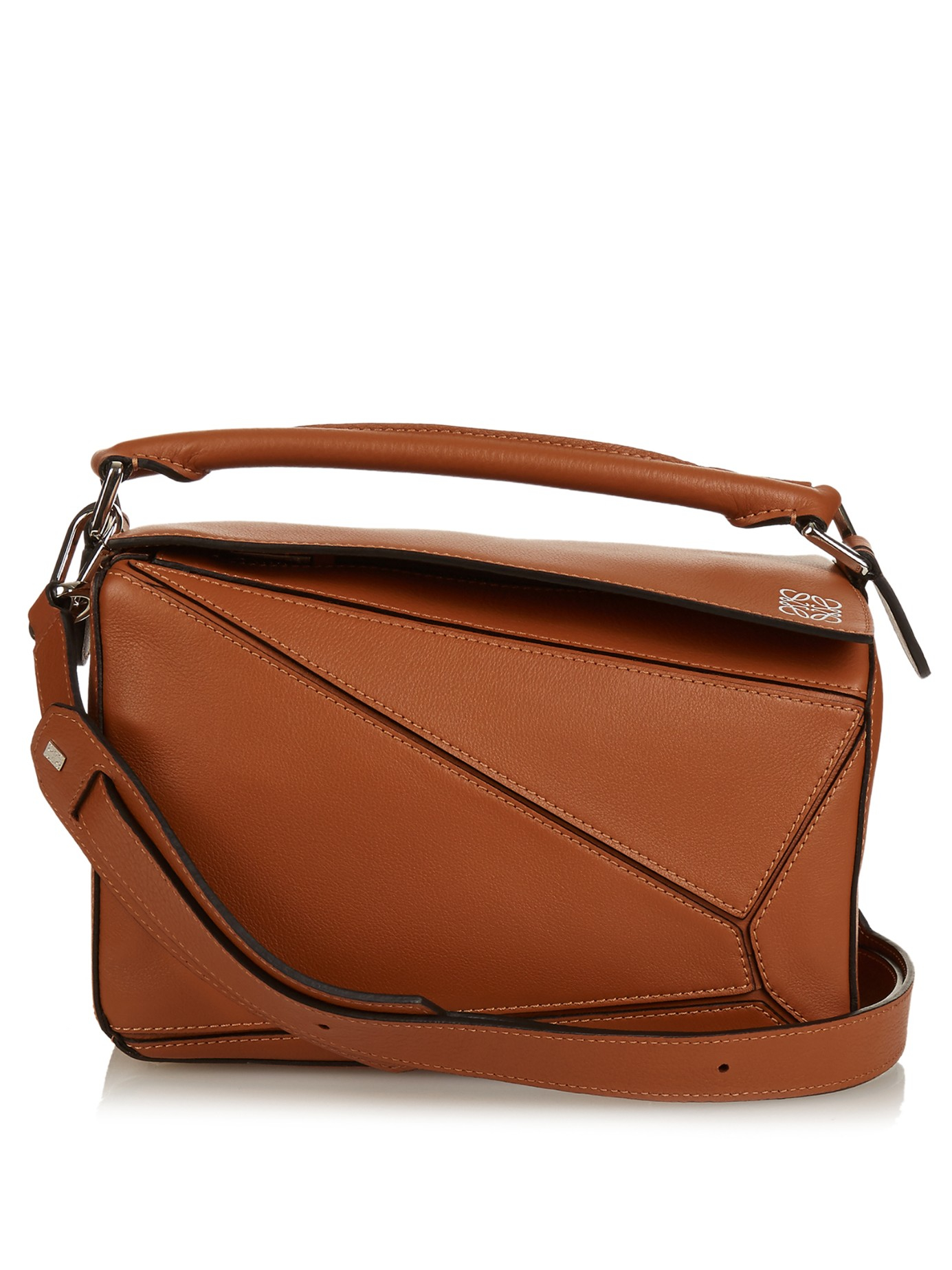 Loewe Puzzle Small Leather Bag In Brown Lyst Gallery
